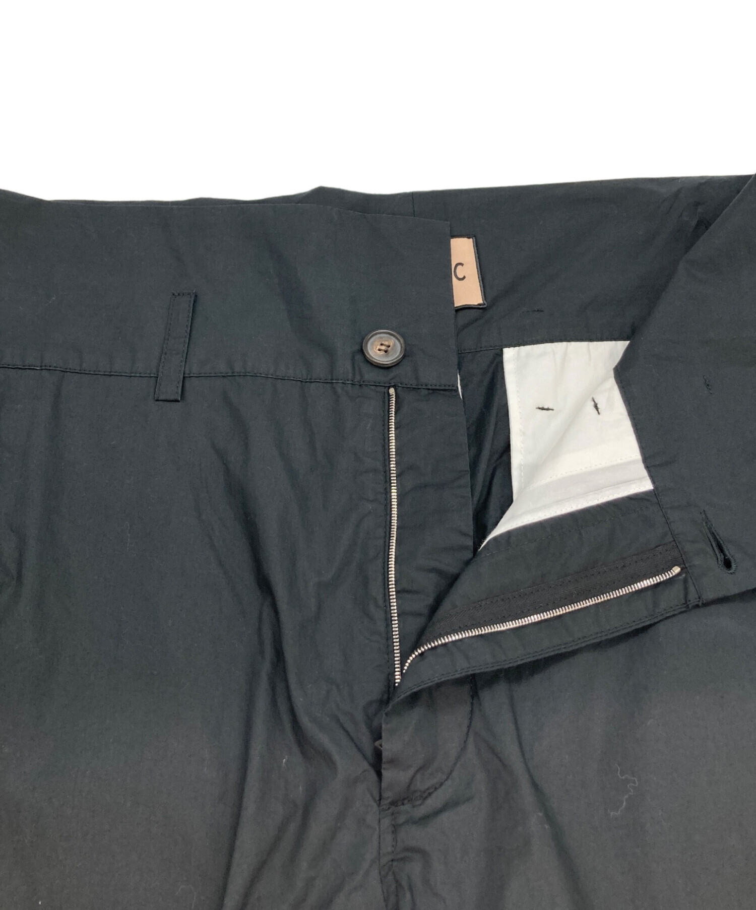 中古・古着通販】Plan C (プランシー) クロップドパンツ ブラック