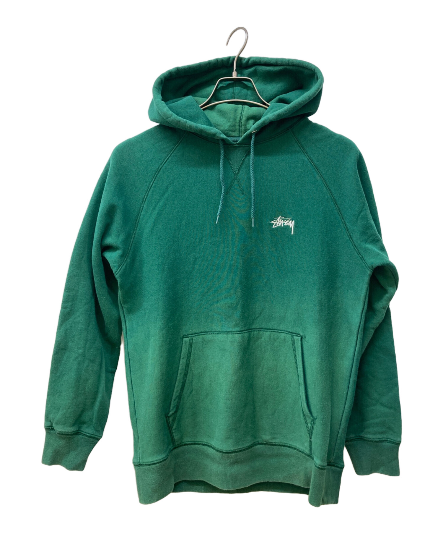 中古・古着通販】stussy (ステューシー) Stock Raglan Hood グリーン