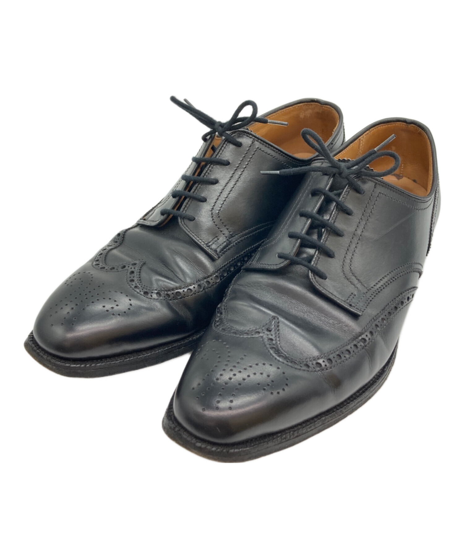 Paul Smith ブラック ウィングチップシューズ 中古・古着通販】Crockett & Jones (クロケット＆ジョーンズ) PAUL