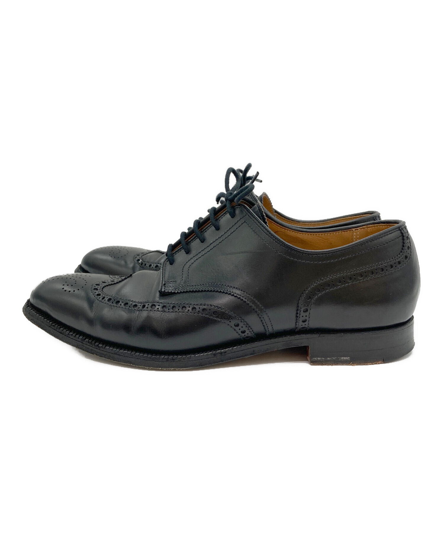ビンテージ新品 Paul Smith ブラック レースアップシューズ 英国製 中古・古着通販】Crockett & Jones (クロケット＆ジョーンズ) PAUL