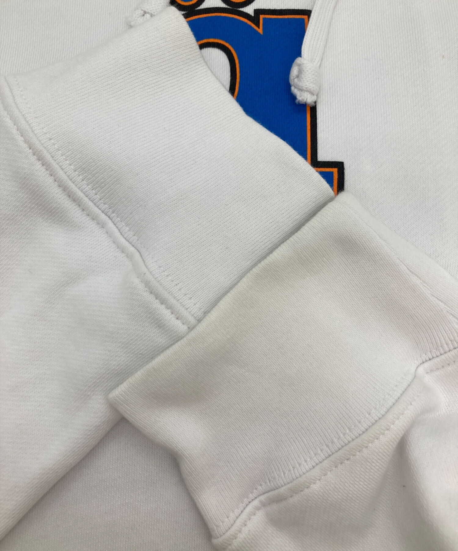 中古・古着通販】GOLF WANG (ゴルフワン) プリントパーカー ホワイト 