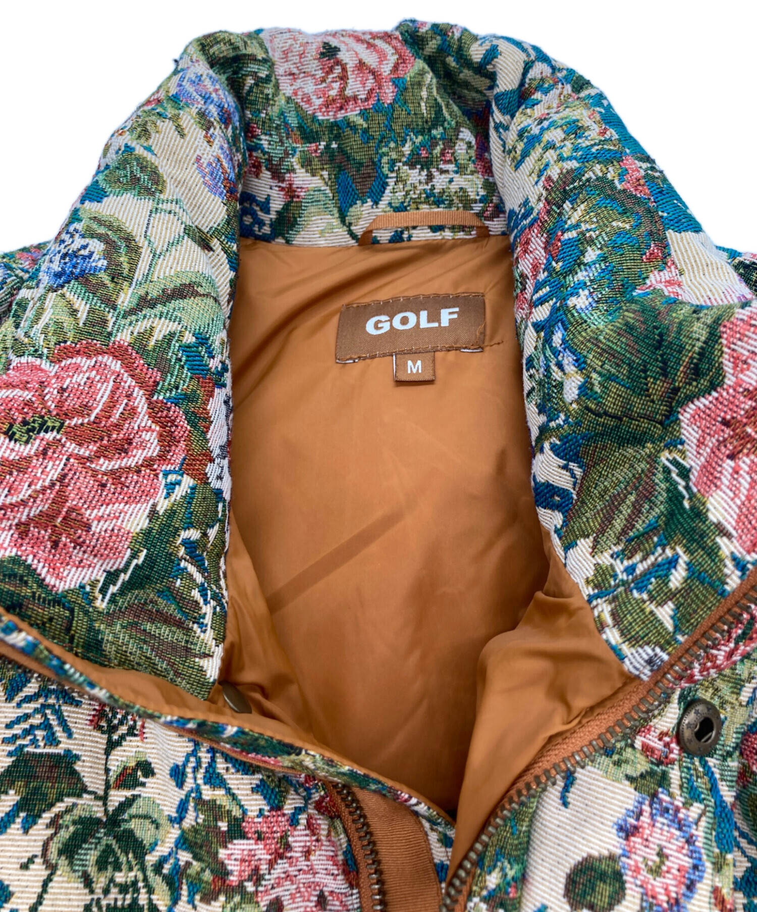 中古・古着通販】GOLF WANG (ゴルフワン) フラワージャガードダウン 