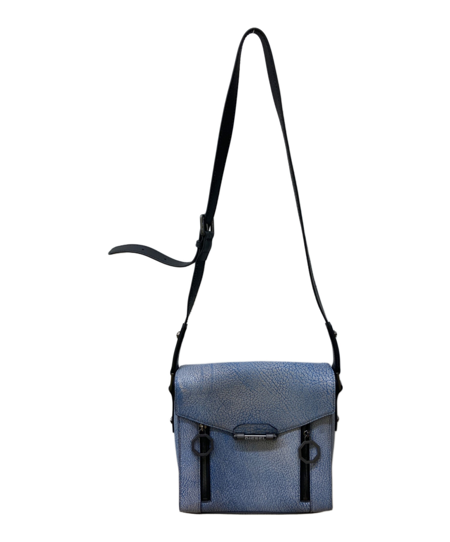 中古・古着通販】DIESEL (ディーゼル) ショルダーバッグ ブルー 