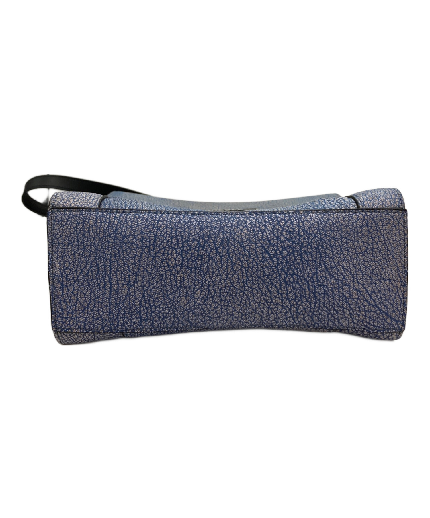 【希少】DIESEL スエード ショルダーバッグ ブルー 中古・古着通販】DIESEL (ディーゼル) ショルダーバッグ ブルー