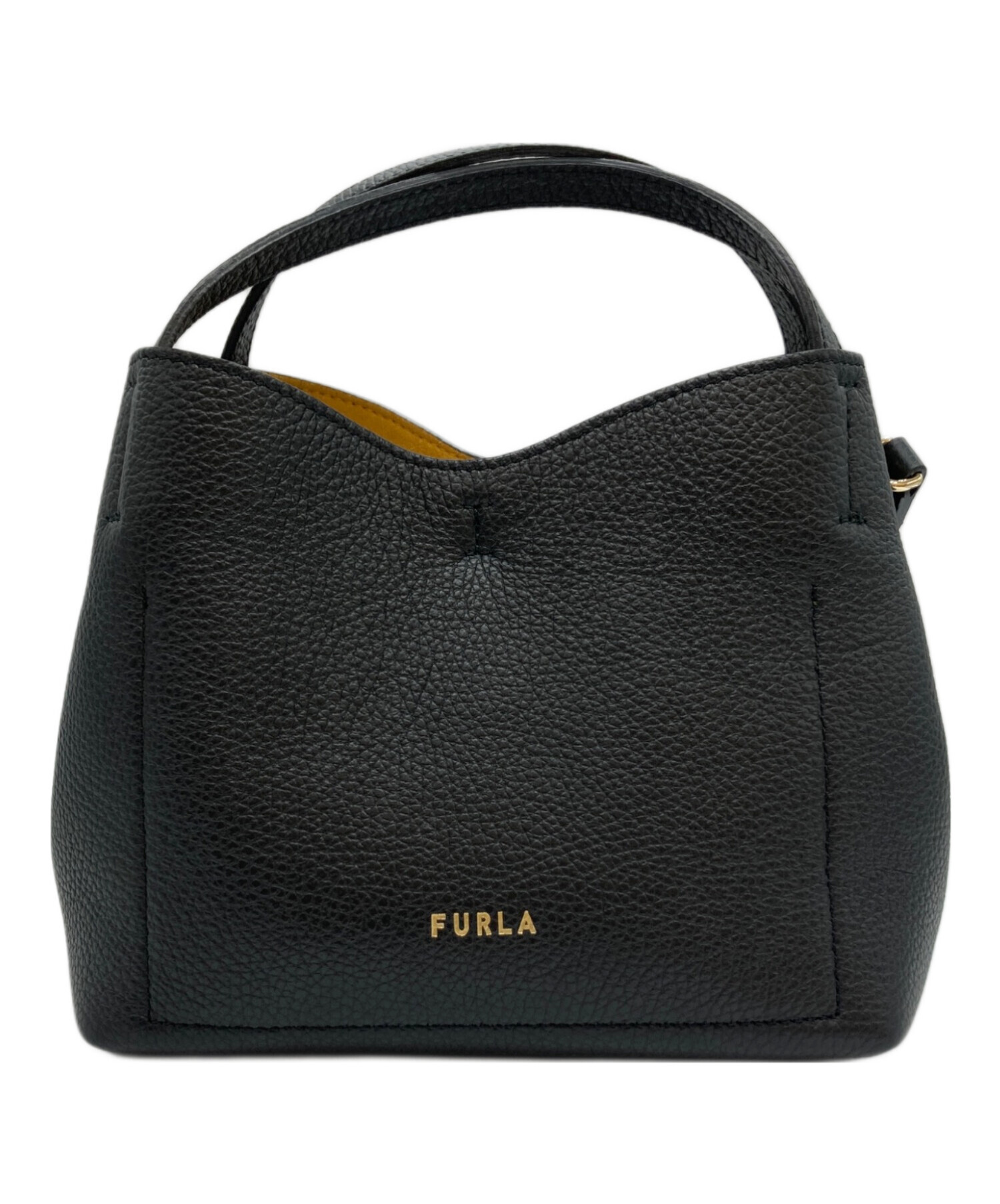 中古・古着通販】FURLA (フルラ) 2WAYショルダーバッグ ブラック