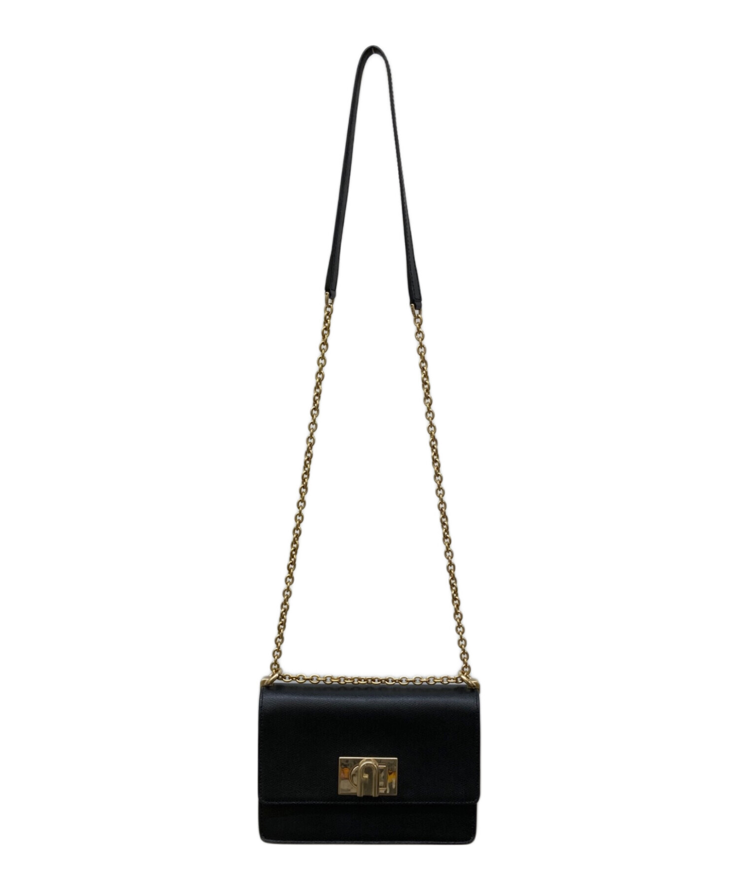 FURLA フルラ/ショルダーバッグ/Aランク/05【中古】 中古・古着通販】FURLA (フルラ) ショルダーバッグ ブラック｜ブランド