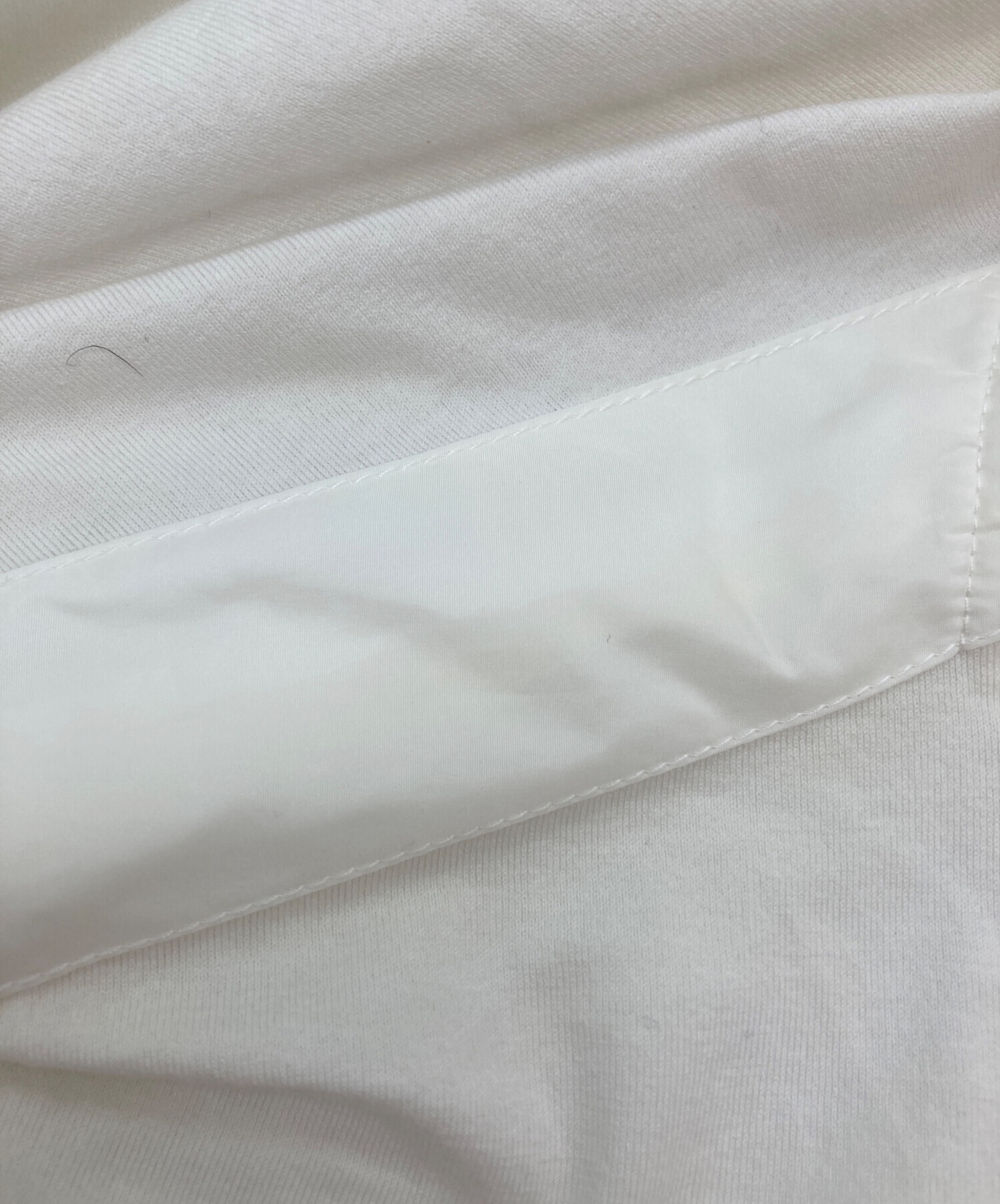 中古・古着通販】PRADA (プラダ) ラバーロゴナイロン切り替えポケットT 