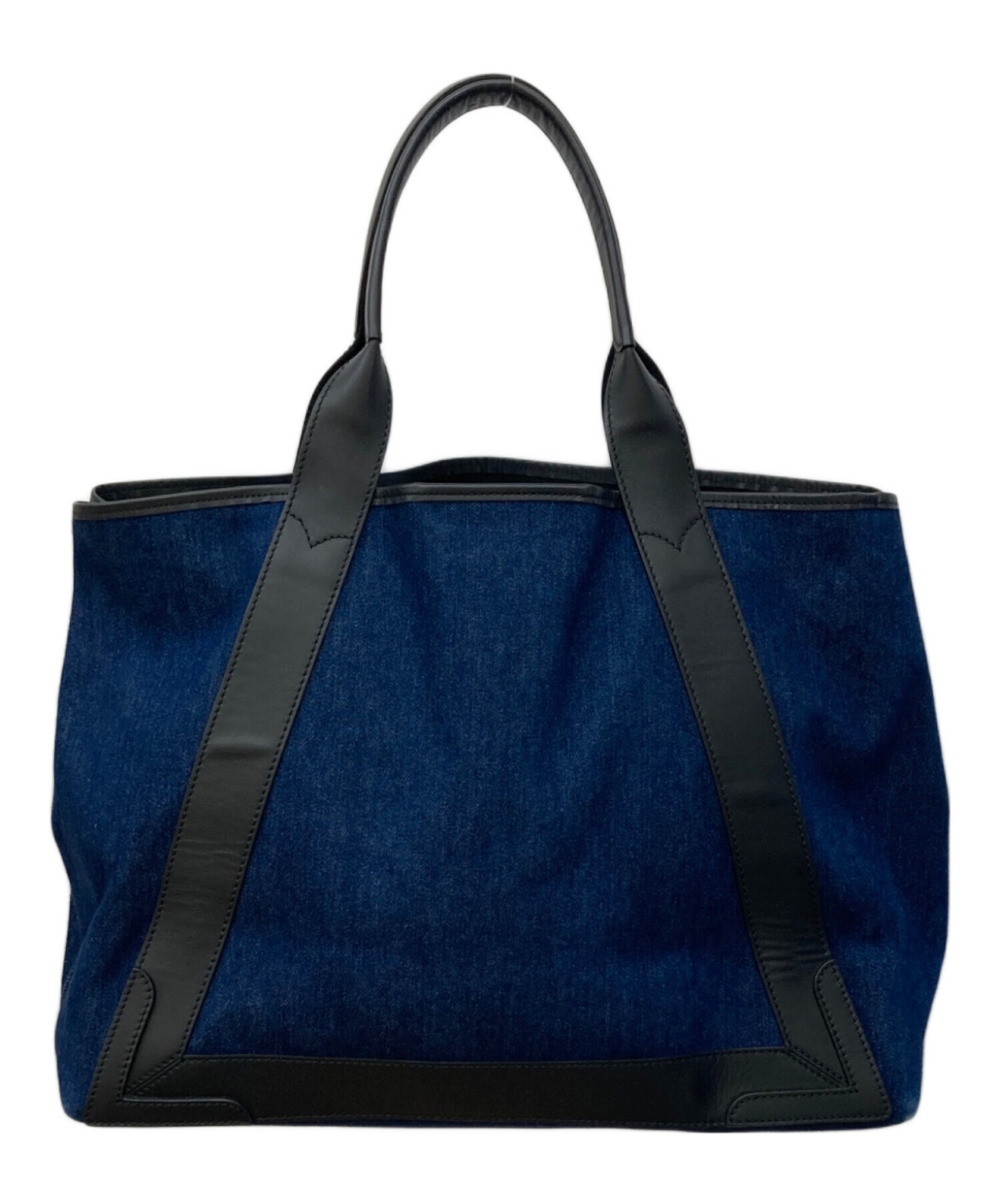 中古・古着通販】BALENCIAGA (バレンシアガ) NAVY CABAS M/キャンバス