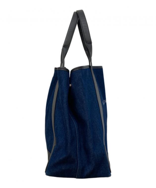 【角スレ軽くあり】BALENCIAGA NAVY CABAS ネイビーカバ M 角スレ軽くあり】BALENCIAGA NAVY CABAS ネイビーカバ M 角スレ軽く