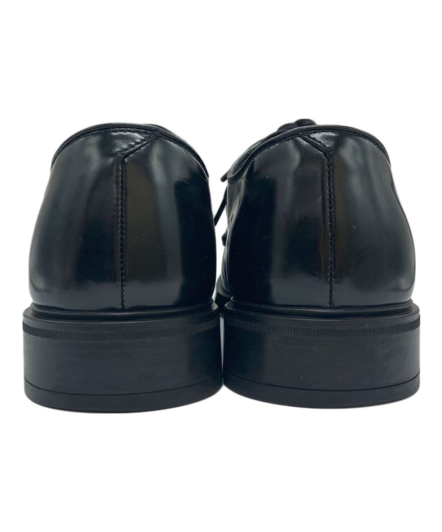 新品未使用⭐️PRADA プラダ　プレーントゥ　レザーシューズ　革靴　ブラック PRADA プラダ 20AW 2EE351 プレーントゥ レザー シューズ