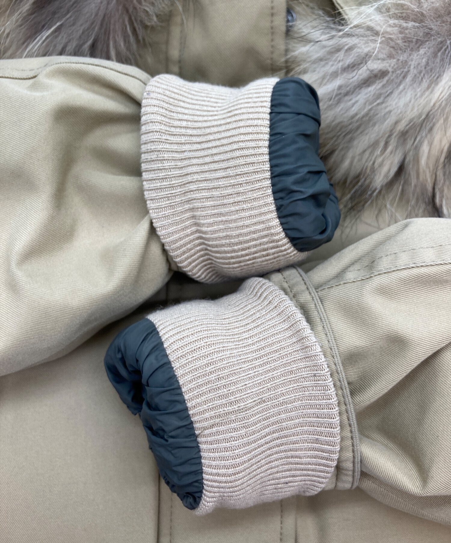 中古・古着通販】Pyrenex (ピレネックス) ダウンコート ベージュ 