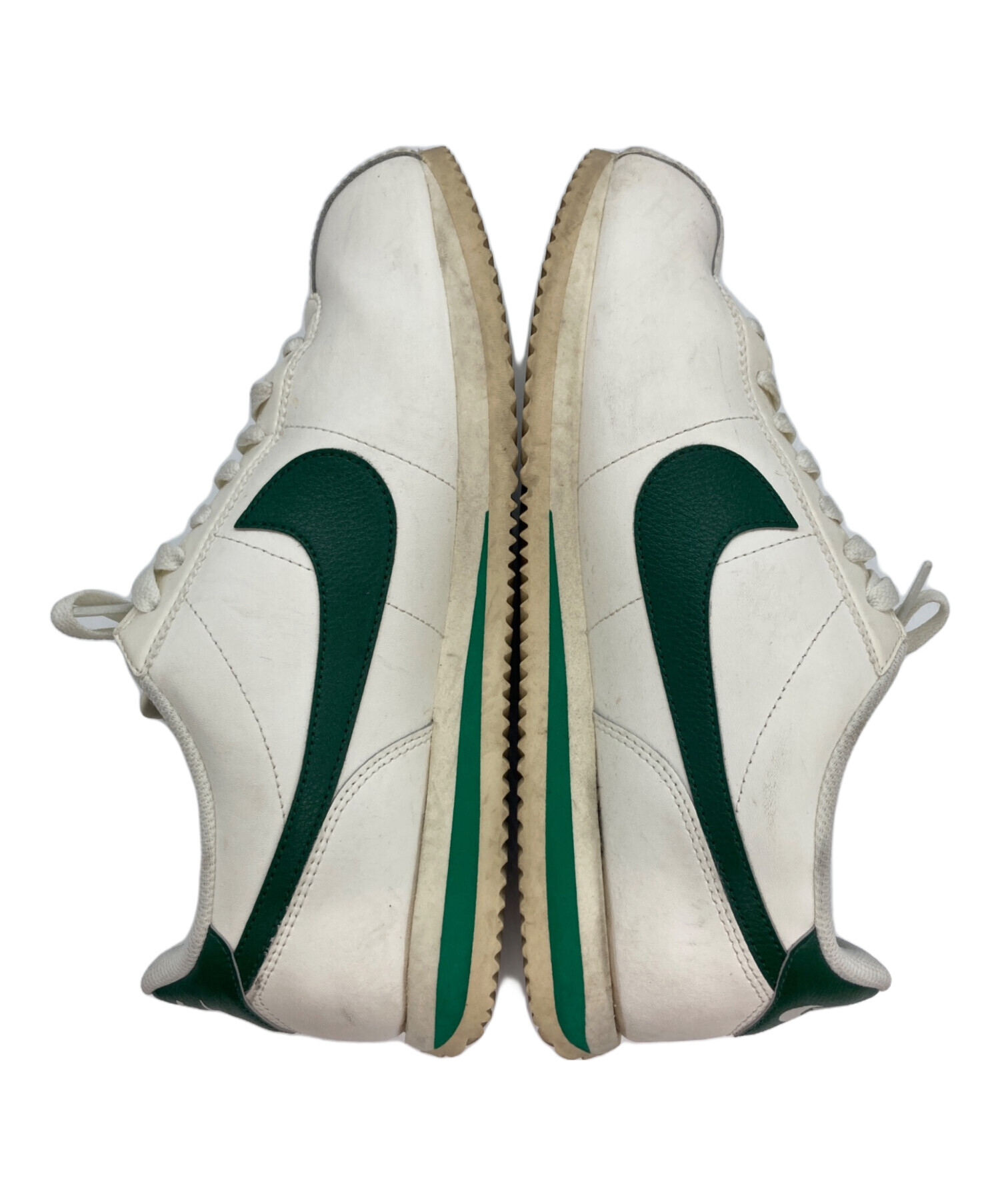 中古・古着通販】NIKE (ナイキ) スニーカー ホワイト×グリーン サイズ