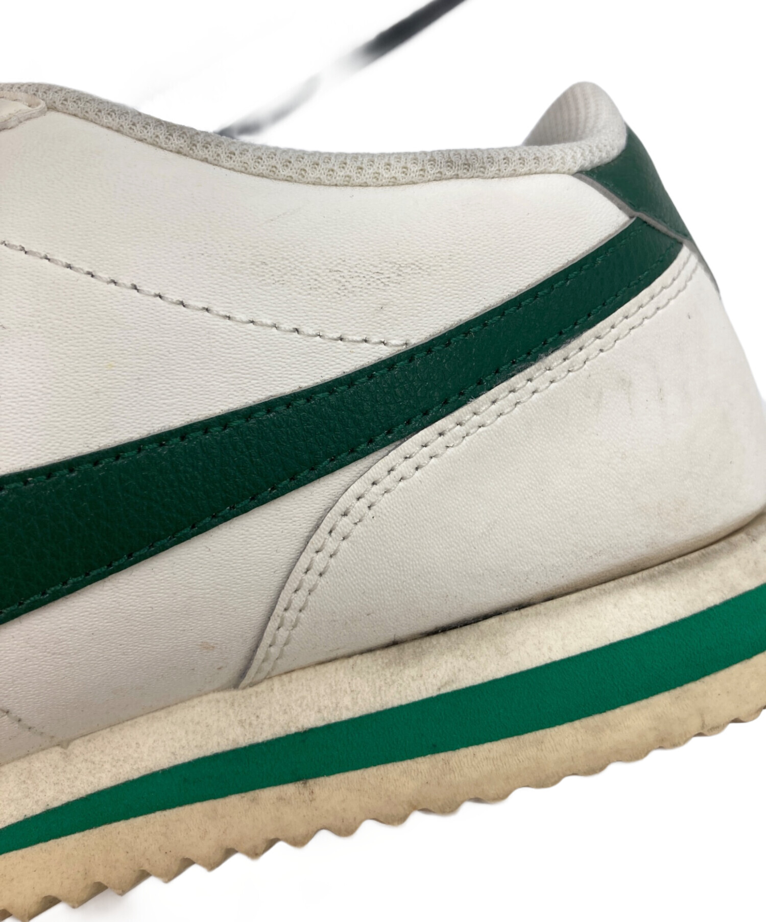 中古・古着通販】NIKE (ナイキ) スニーカー ホワイト×グリーン サイズ