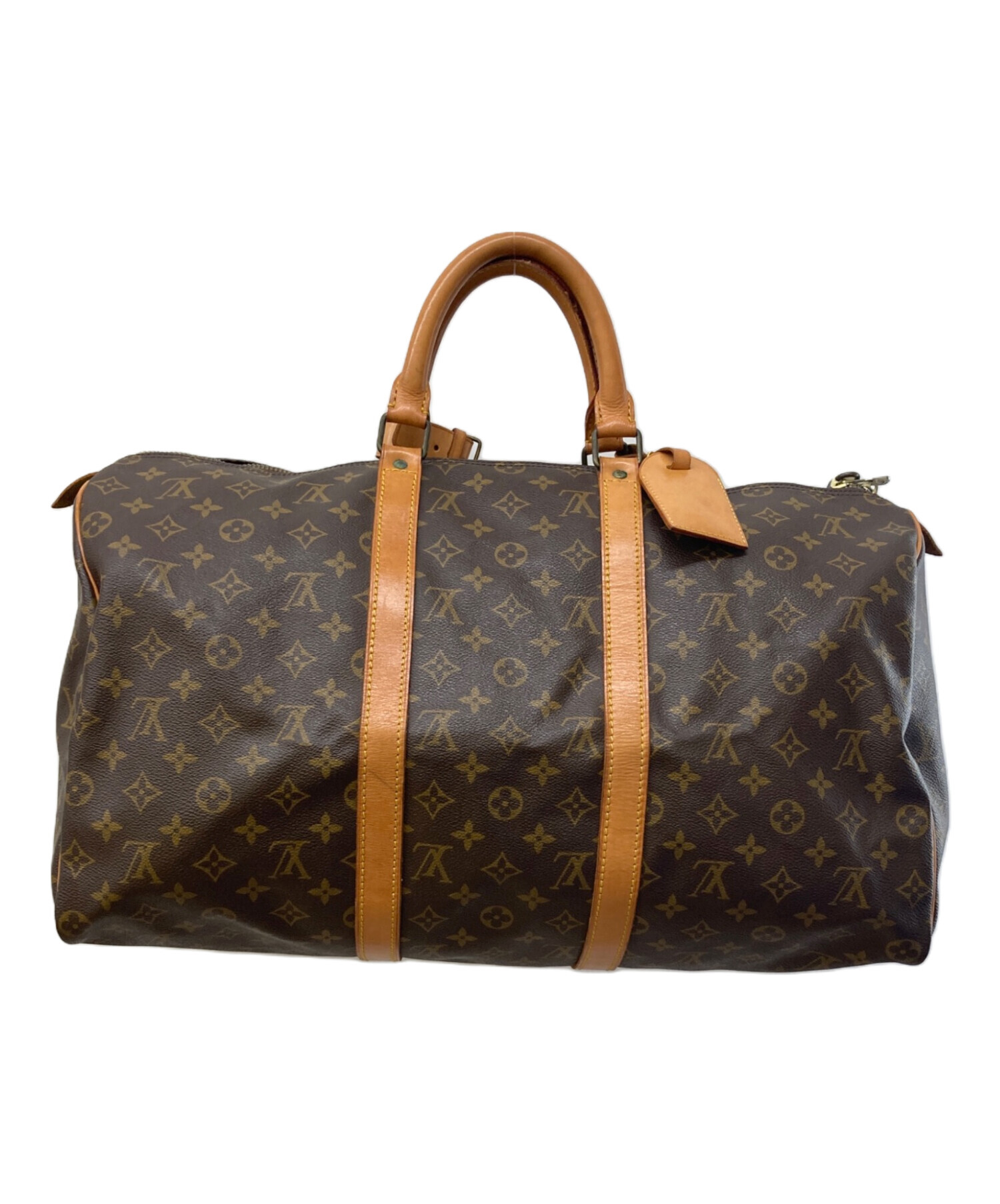 Louis Vuitton ボストンバッグ ブラウン 中古・古着通販】LOUIS VUITTON (ルイ ヴィトン) トラベルバッグ