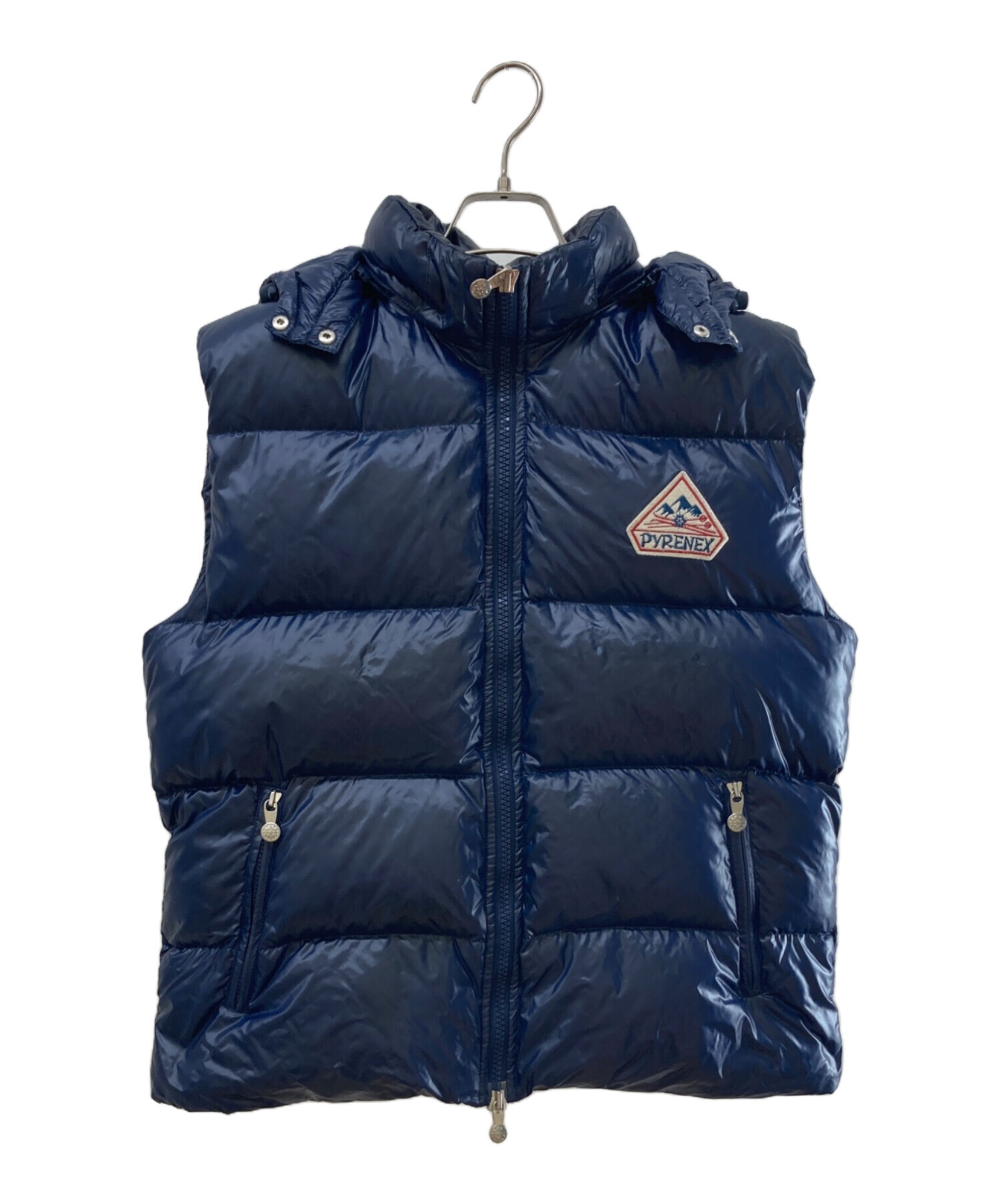新品　PYRENEX ダウンベスト ネイビー L 40 中古・古着通販】Pyrenex (ピレネックス) ダウンベスト ネイビー