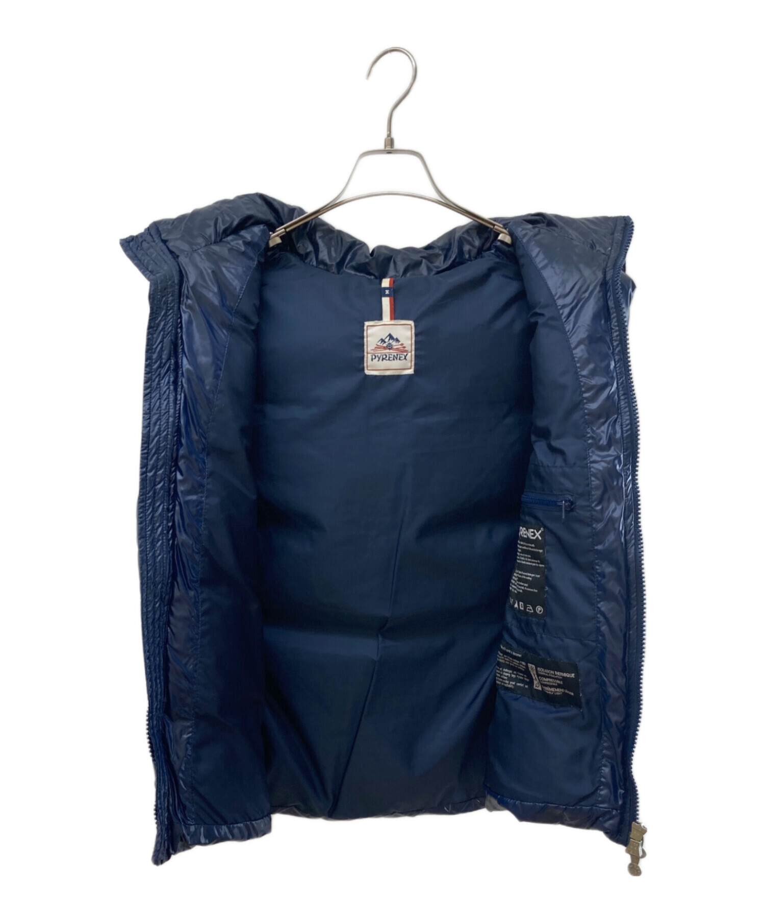 中古・古着通販】Pyrenex (ピレネックス) ダウンベスト ネイビー