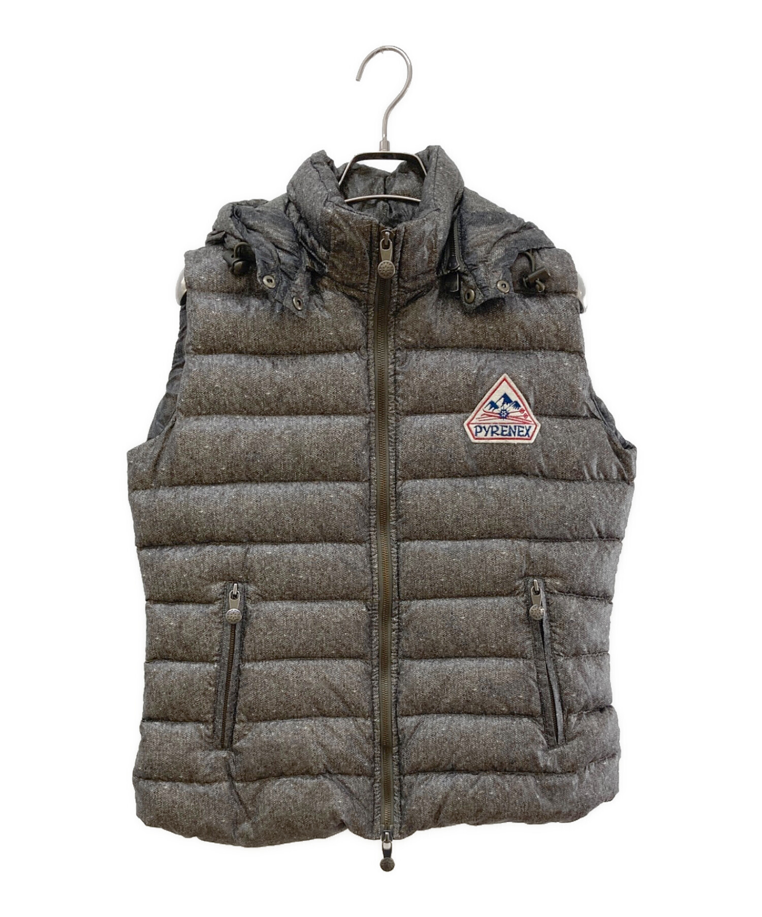 中古・古着通販】Pyrenex (ピレネックス) ダウンベスト ブラウン