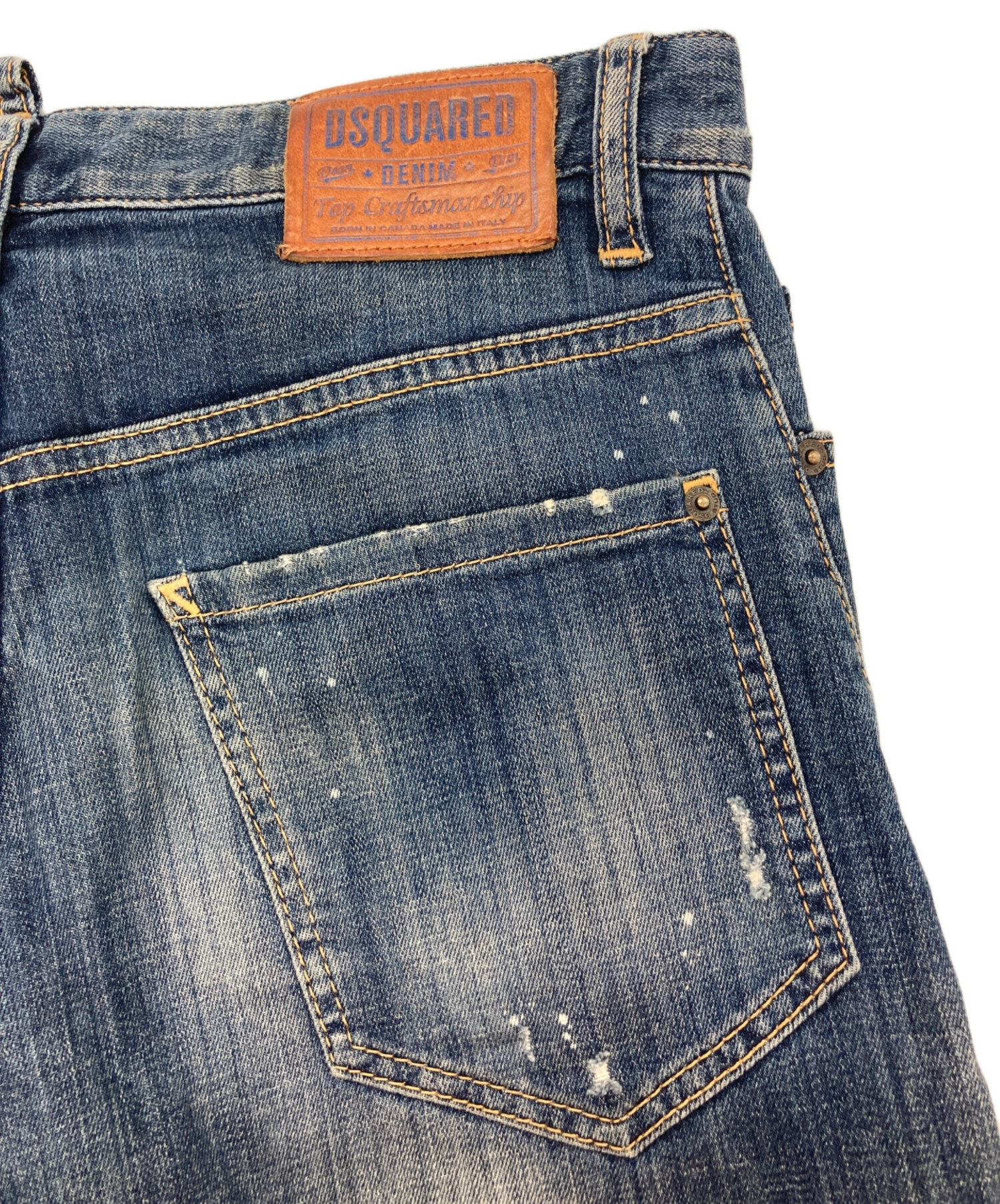 中古・古着通販】DSQUARED2 (ディースクエアード) ダメージ加工デニム