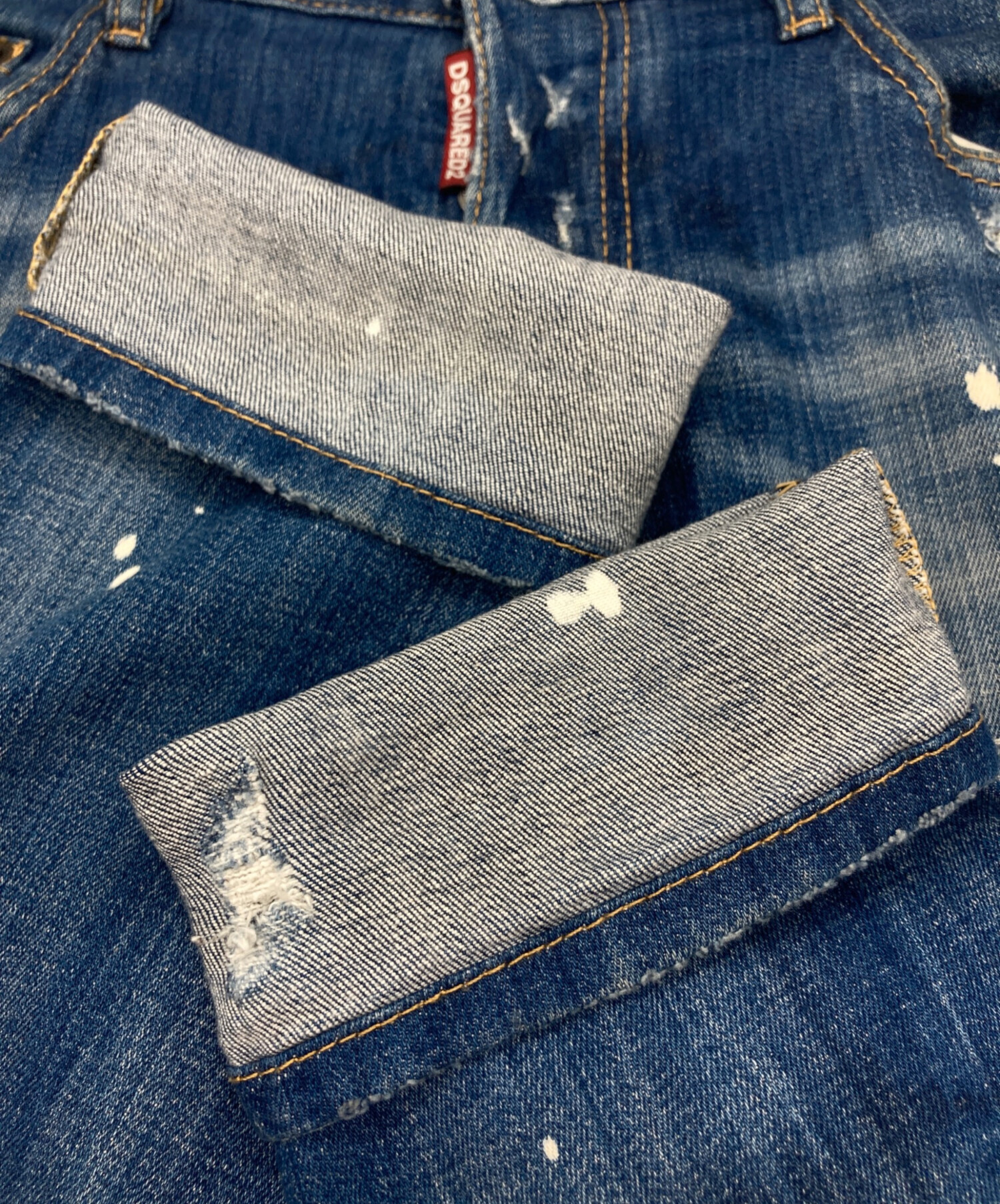 中古・古着通販】DSQUARED2 (ディースクエアード) ダメージ加工デニム 