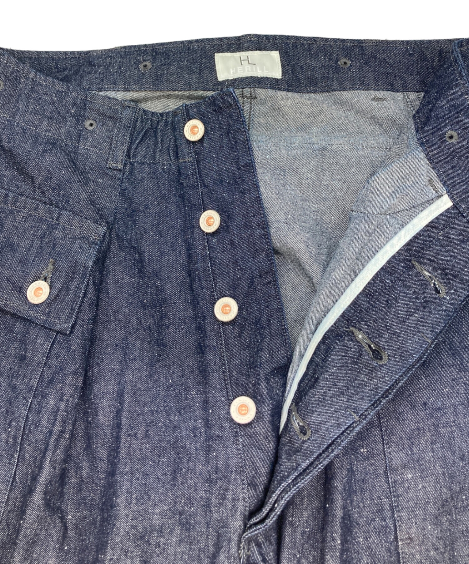 中古・古着通販】HERILL (ヘリル) Nepdenim M44/ワイドデニムパンツ