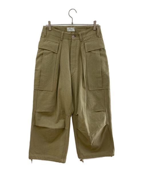ヘリル HERILL HL DENIM CARGOPANTS デニム カーゴパンツ 衣料品 ボトムス コットン メンズ カーキ系 【中古】 中古・古着通販】HERILL (ヘリル) Denim Cargopants/カーゴパンツ