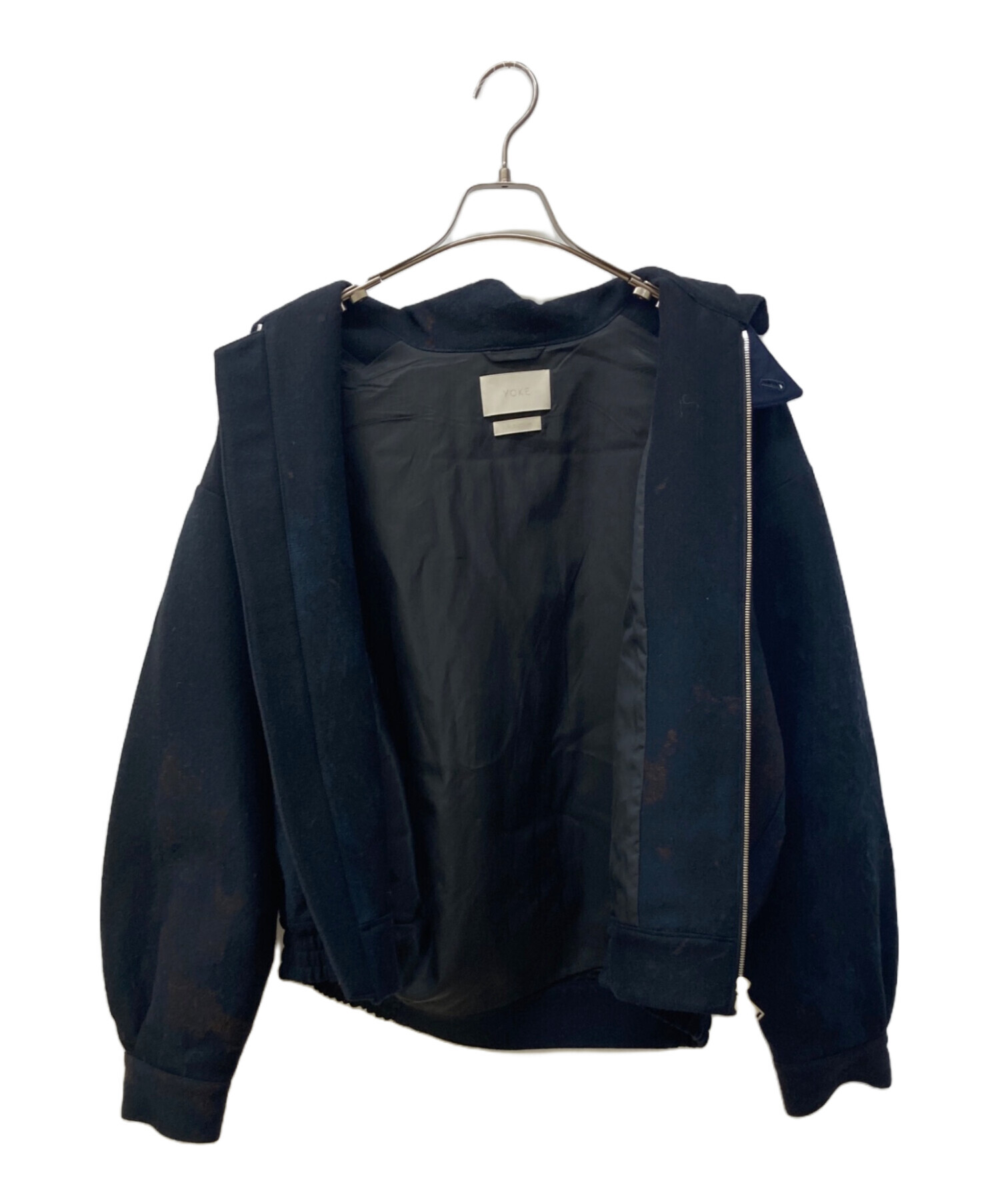 ジャケット・アウター YOKE JACQUARD LOOSED ZIP BLOUSON YOKE | JACQUARD LOOSED ZIP BLOUSON(BEIGE) | ジャガードルーズ