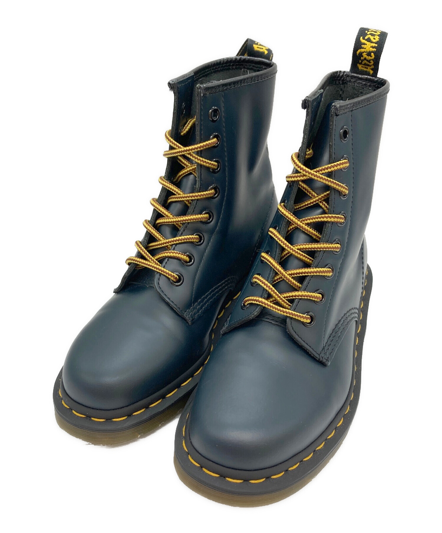 ドクターマーチン ネイビーブルー 中古・古着通販】Dr.Martens (ドクターマーチン) 8ホールブーツ