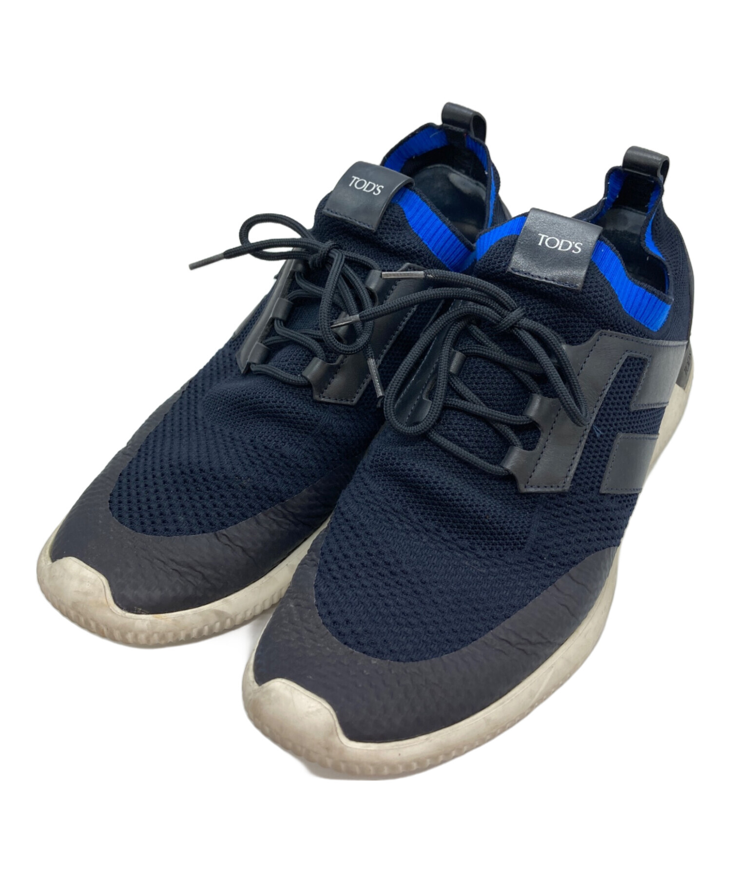 TOD'S no code 03 トッズ スニーカー ネイビー 中古・古着通販】TOD'S (トッズ) NO CODE/スニーカー ネイビー