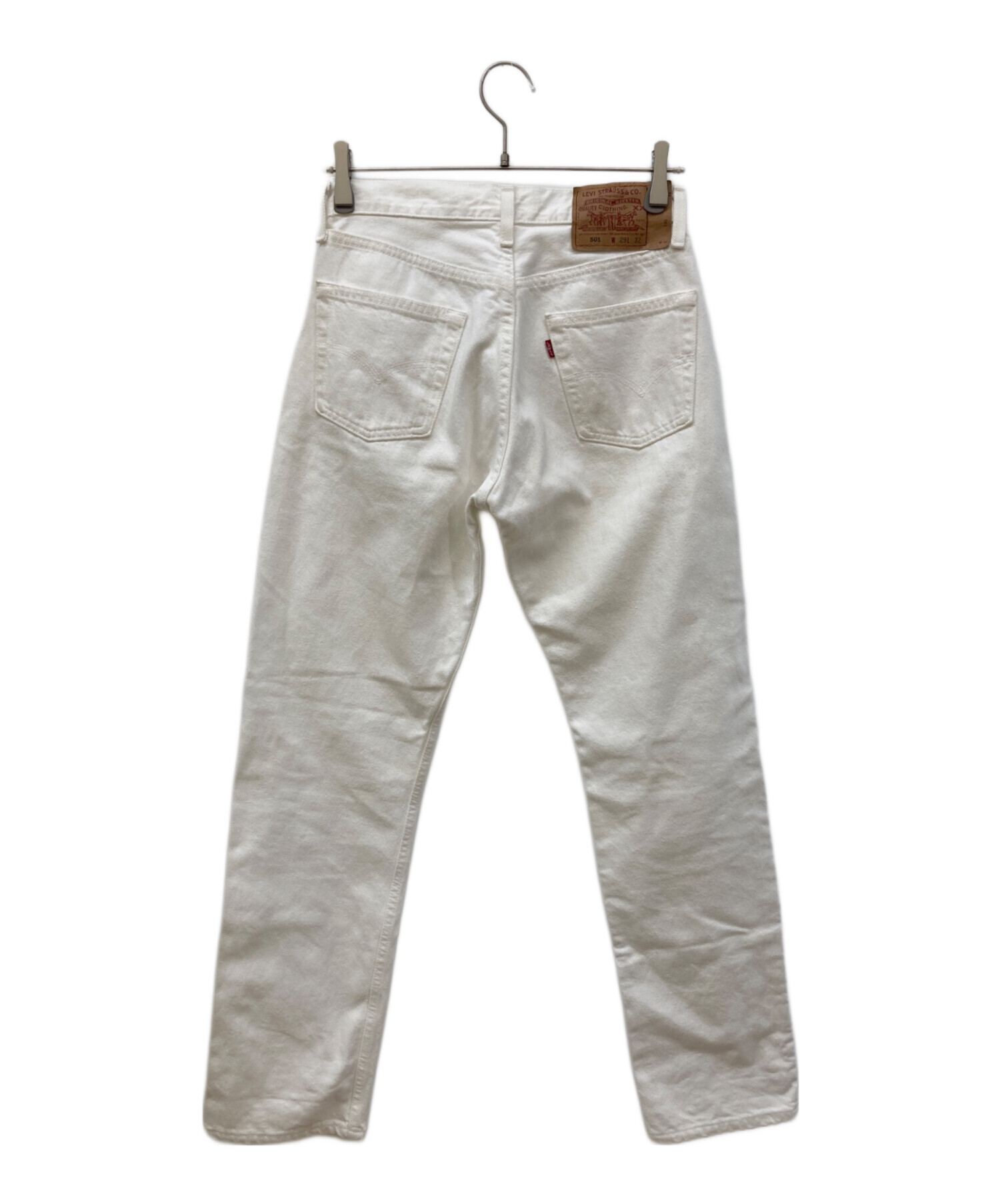 中古・古着通販】LEVI'S (リーバイス) デニムパンツ ホワイト サイズ