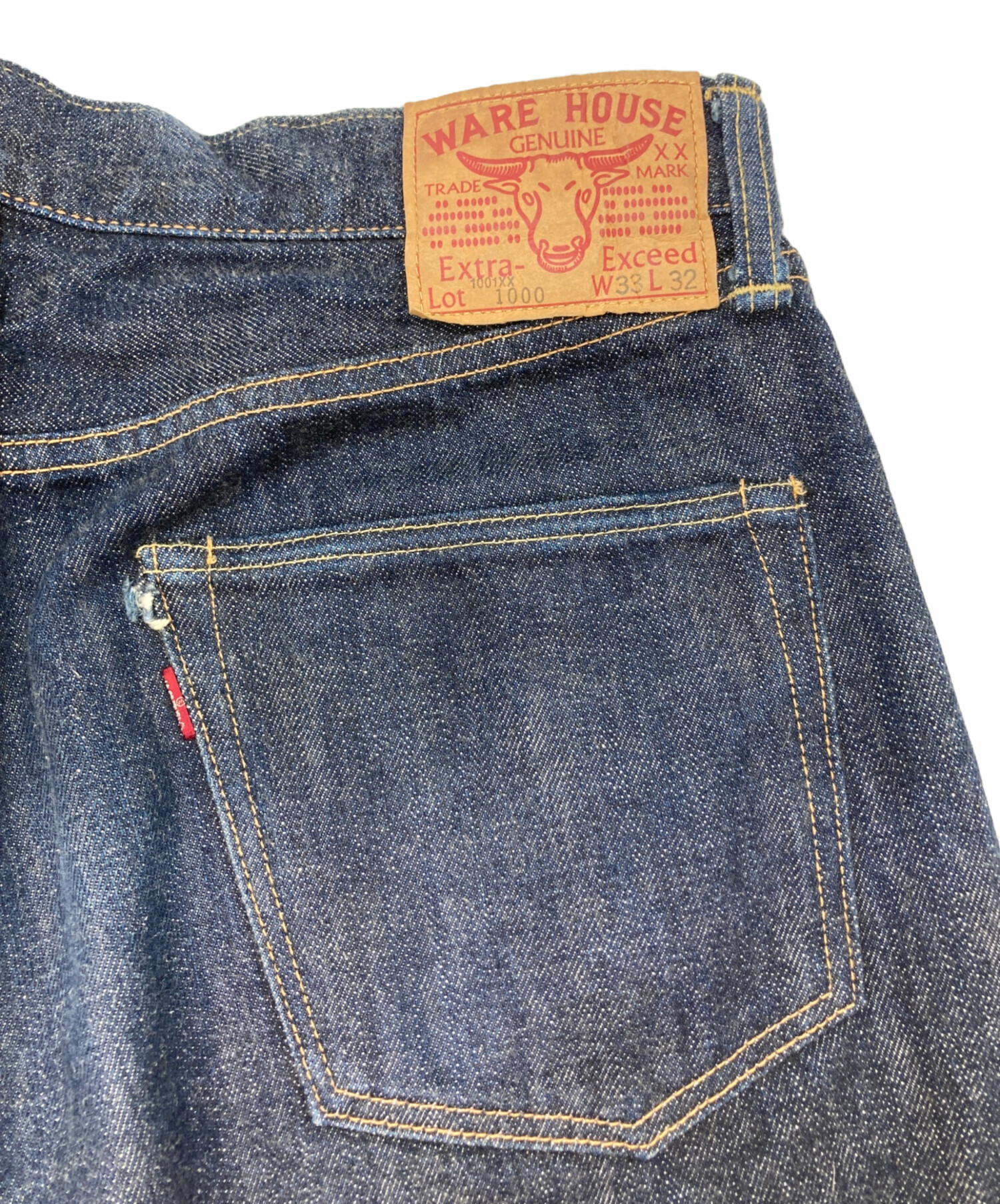 中古・古着通販】WAREHOUSE (ウエアハウス) 1001XXセルビッチデニム 