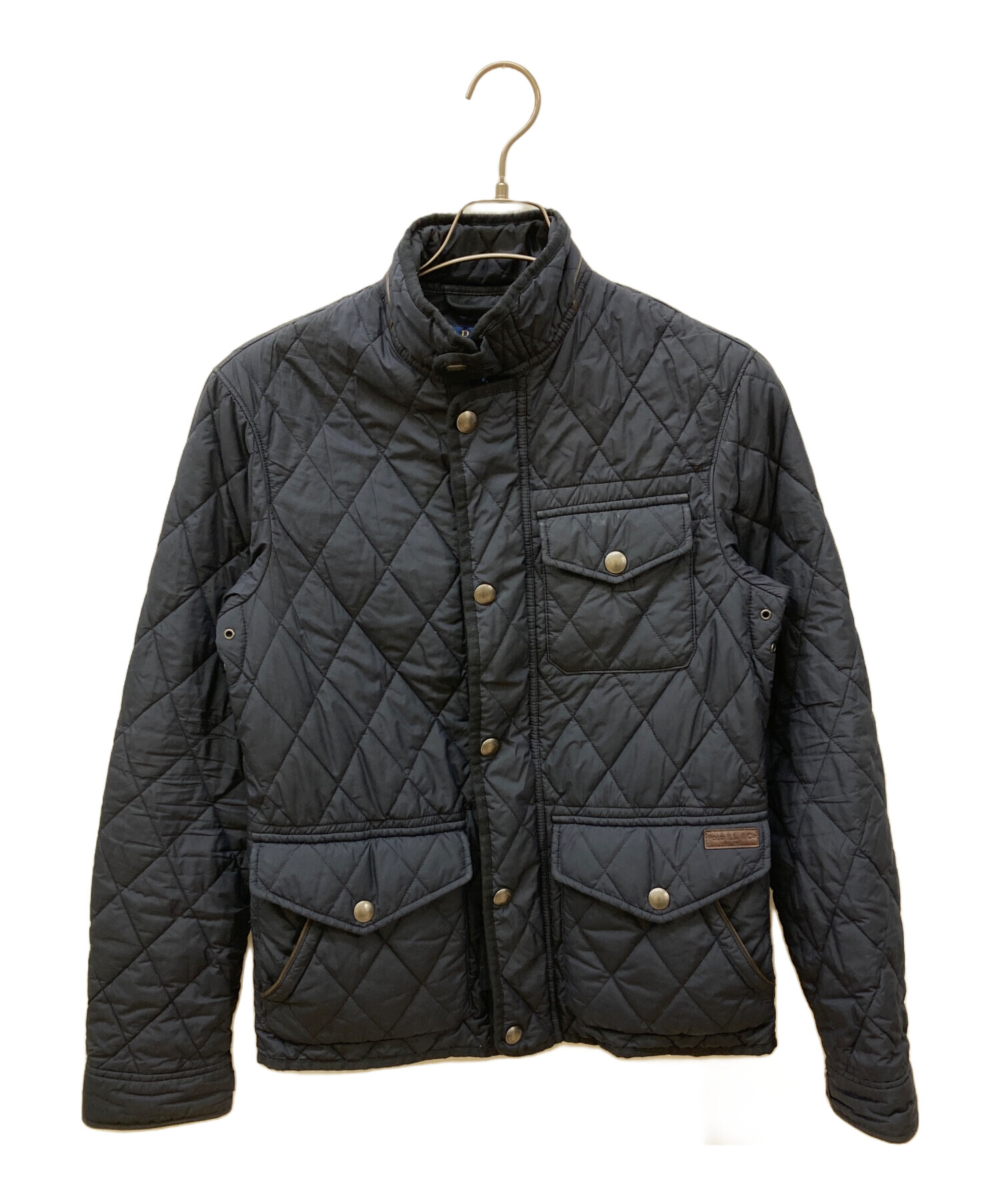 Polo Ralph Lauren ネイビーキルティングジャケット Mサイズ POLO RALPH LAUREN◇キルティングジャケット⁄S⁄ナイロン⁄ネイビー⁄襟