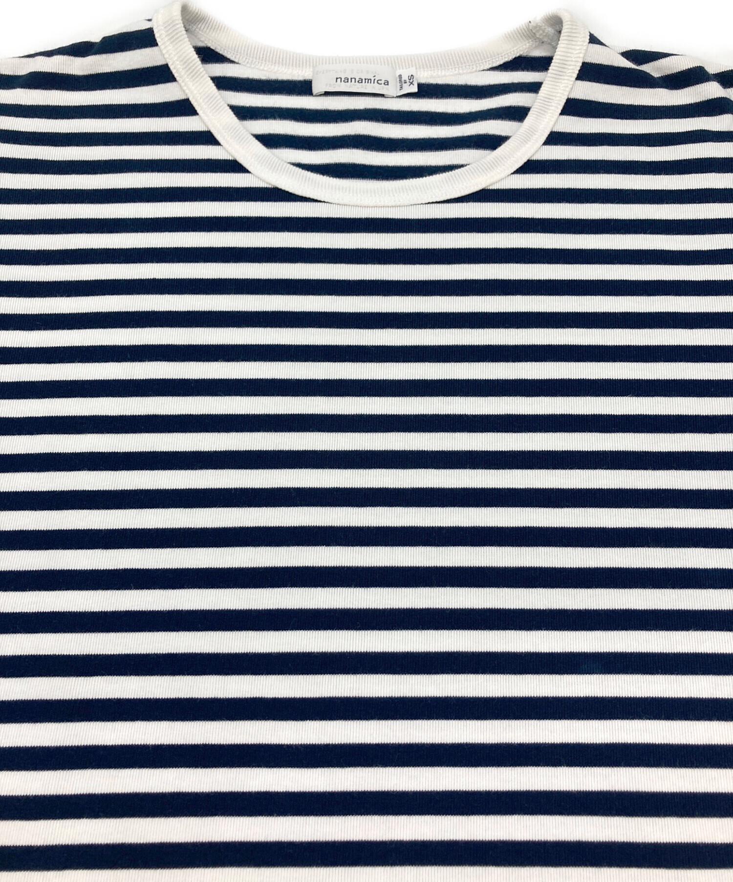 中古・古着通販】nanamica (ナナミカ) COOLMAX STRIPE JERSEY TEE/T