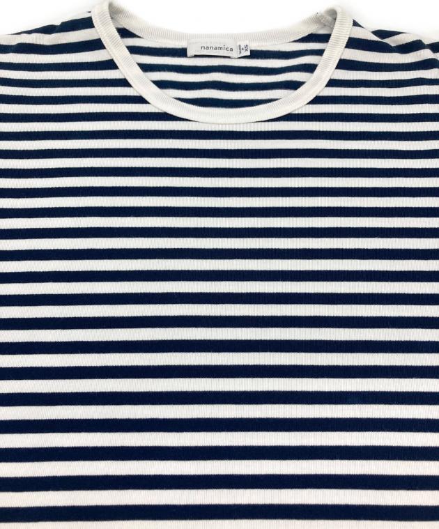 中古・古着通販】nanamica (ナナミカ) COOLMAX STRIPE JERSEY TEE/T