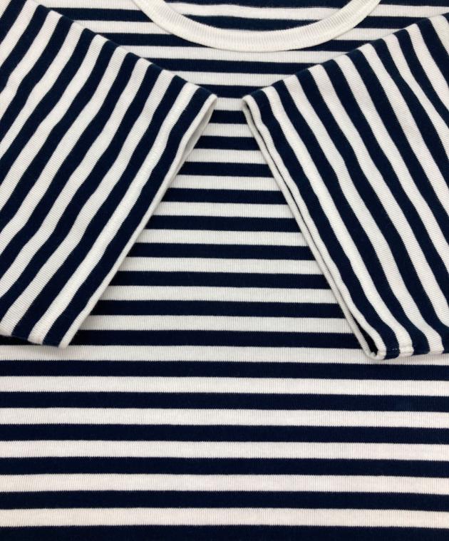 中古・古着通販】nanamica (ナナミカ) COOLMAX STRIPE JERSEY TEE/T