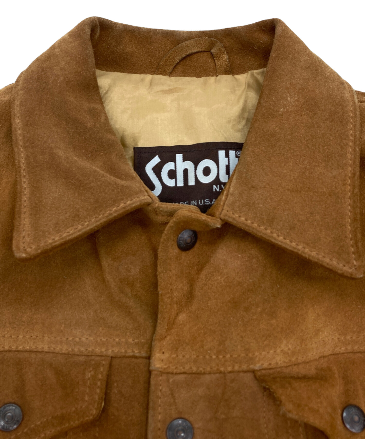 中古・古着通販】Schott (ショット) スウェードランチャージャケット