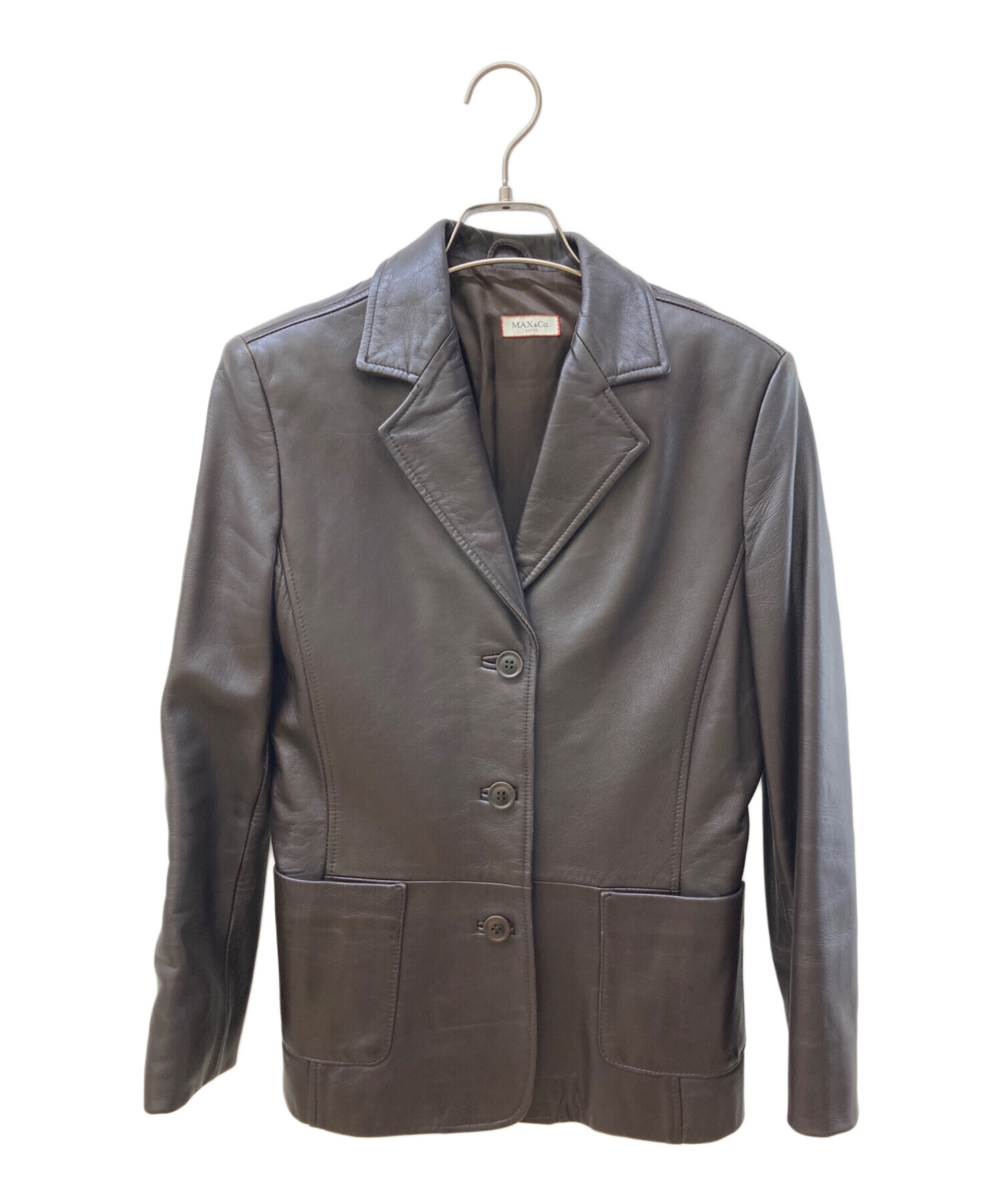 マックスアンドコー　Max&Co.　レザージャケット　サイズ40 マックスアンドコー Max&Co. レザージャケット サイズ40 ニュー