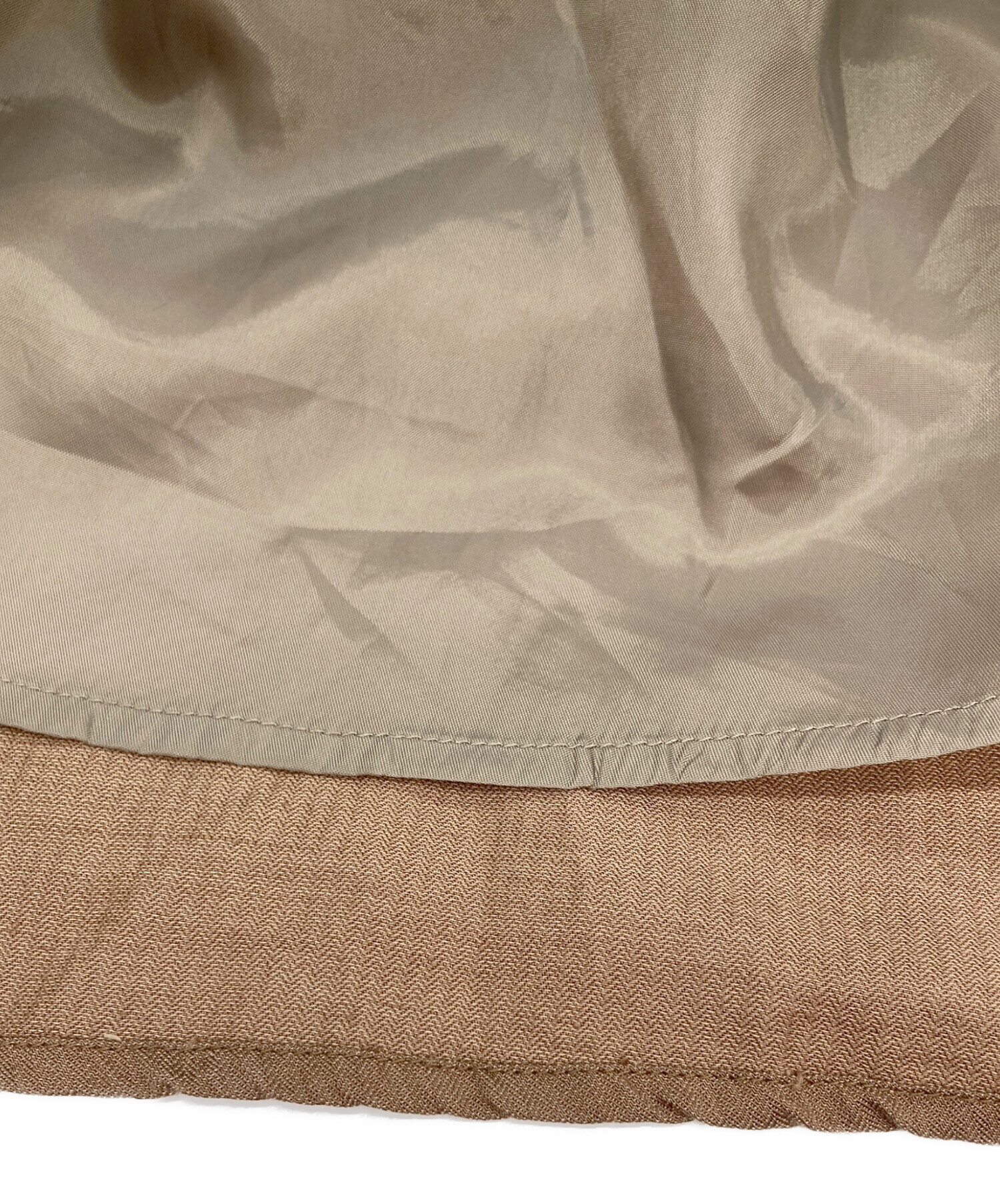 中古・古着通販】CADUNE (カデュネ) ノースリーブワンピース ブラウン 