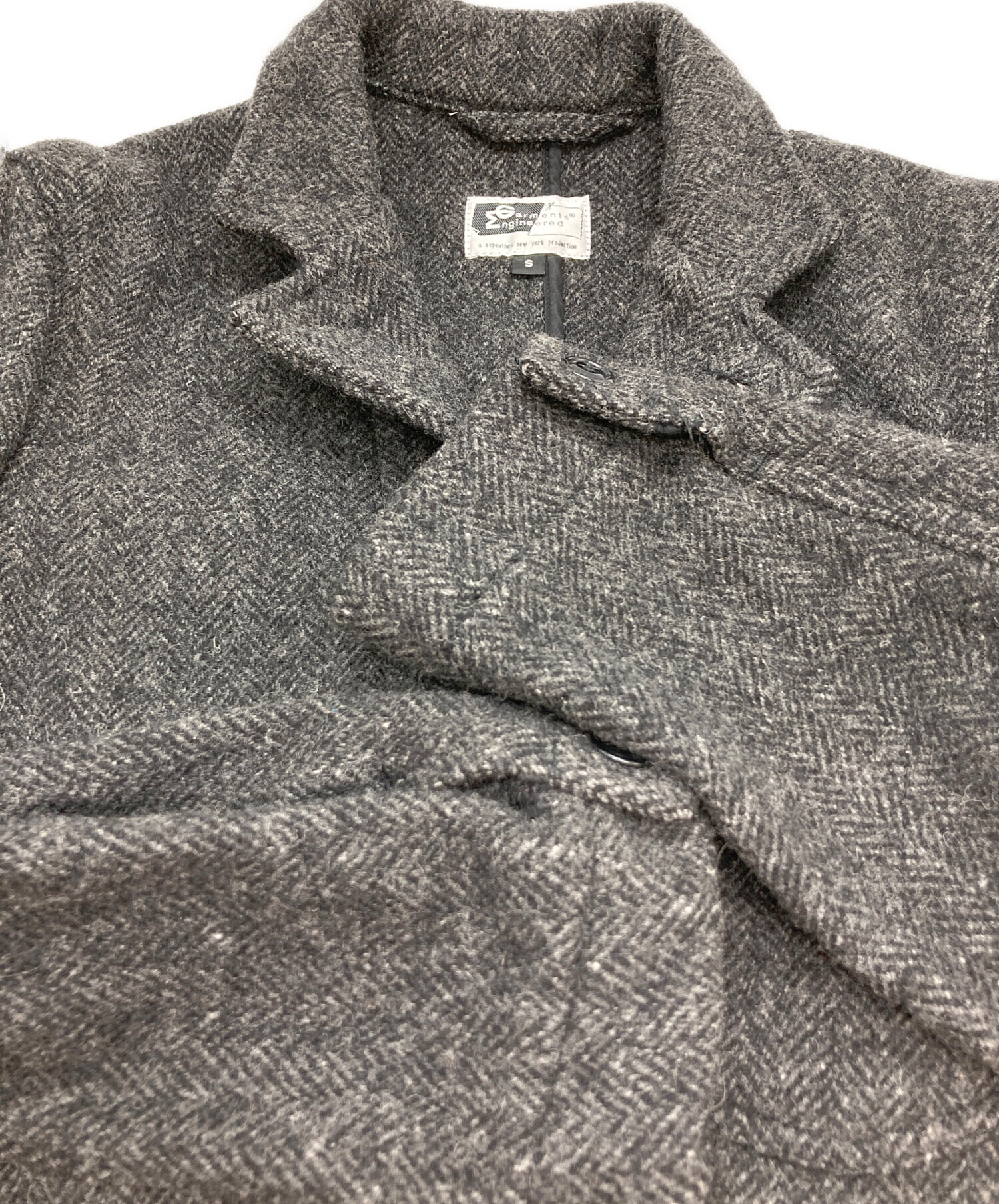 Engineered Garments グレー ウールテーラードジャケット XL Engineered Garments グレー ウールテーラードジャケット XL