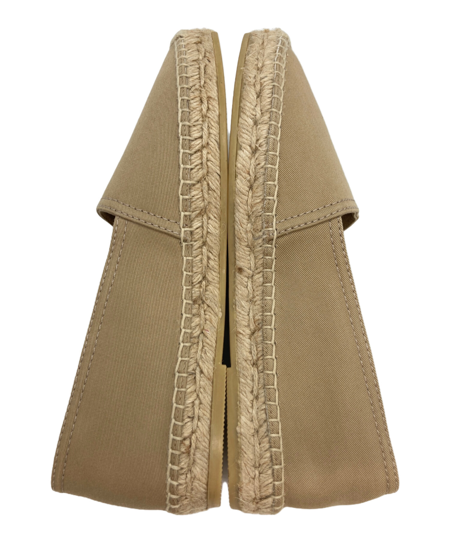 中古・古着通販】PRADA (プラダ) エスパドリーユ ベージュ サイズ:5