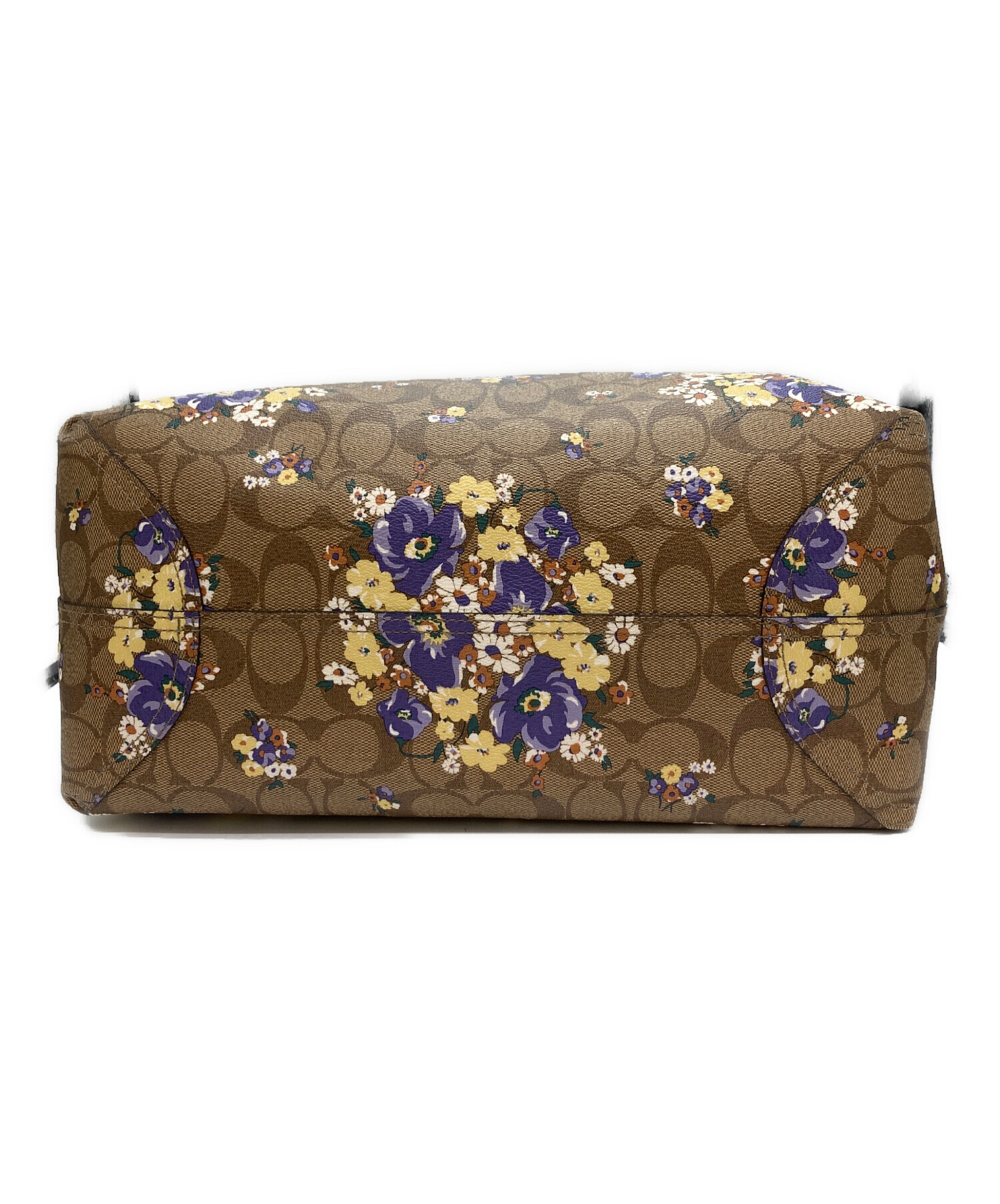 中古・古着通販】COACH (コーチ) リバーシブルトートバッグ ブラウン