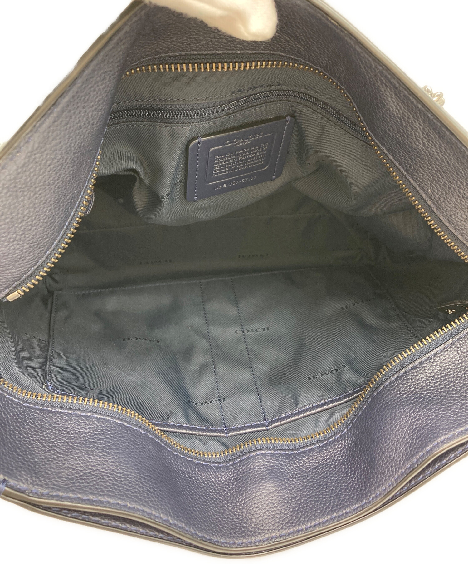 中古・古着通販】COACH (コーチ) ターンロックレザートートバッグ