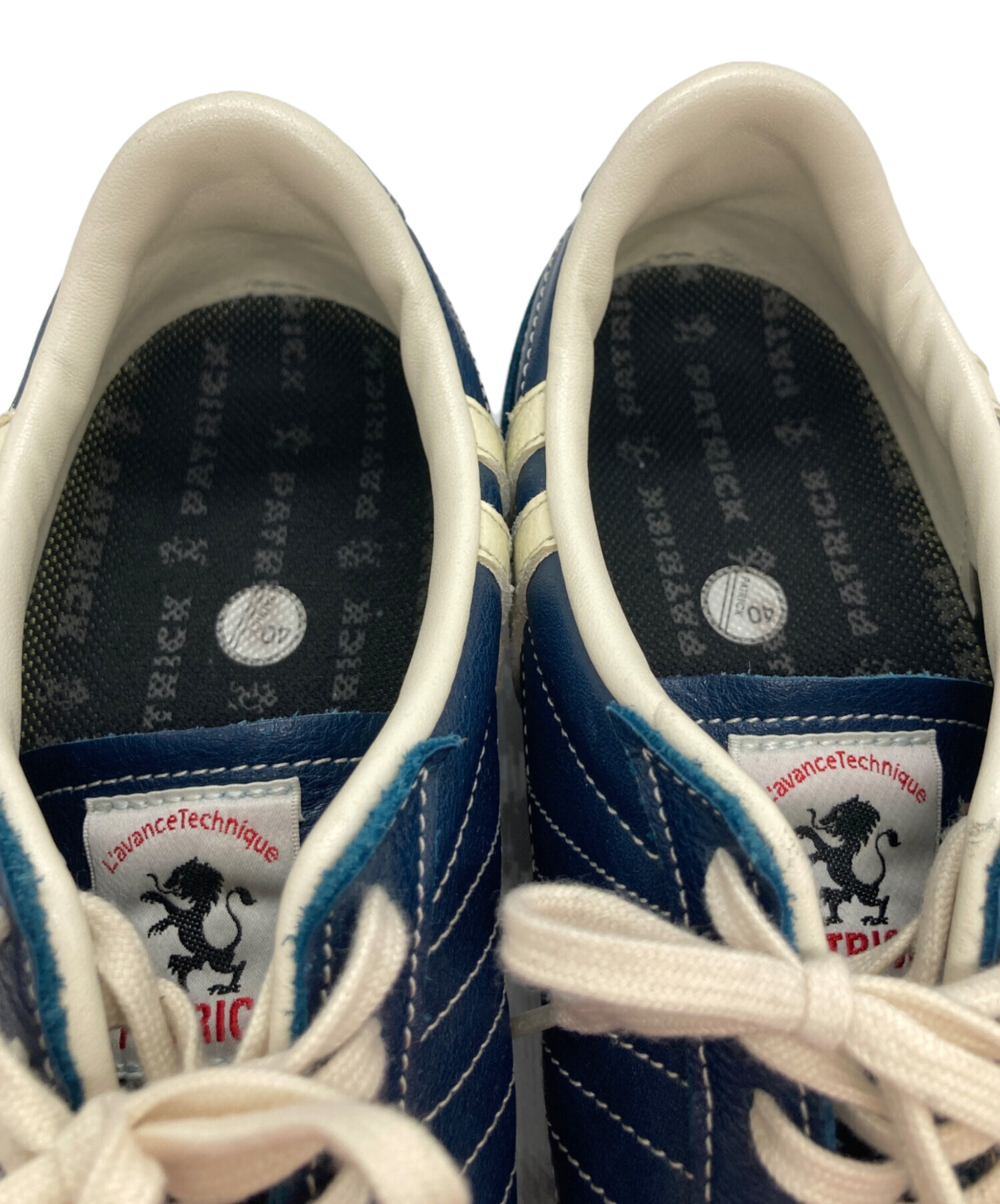 中古・古着通販】PATRICK (パトリック) レザースニーカー ネイビー