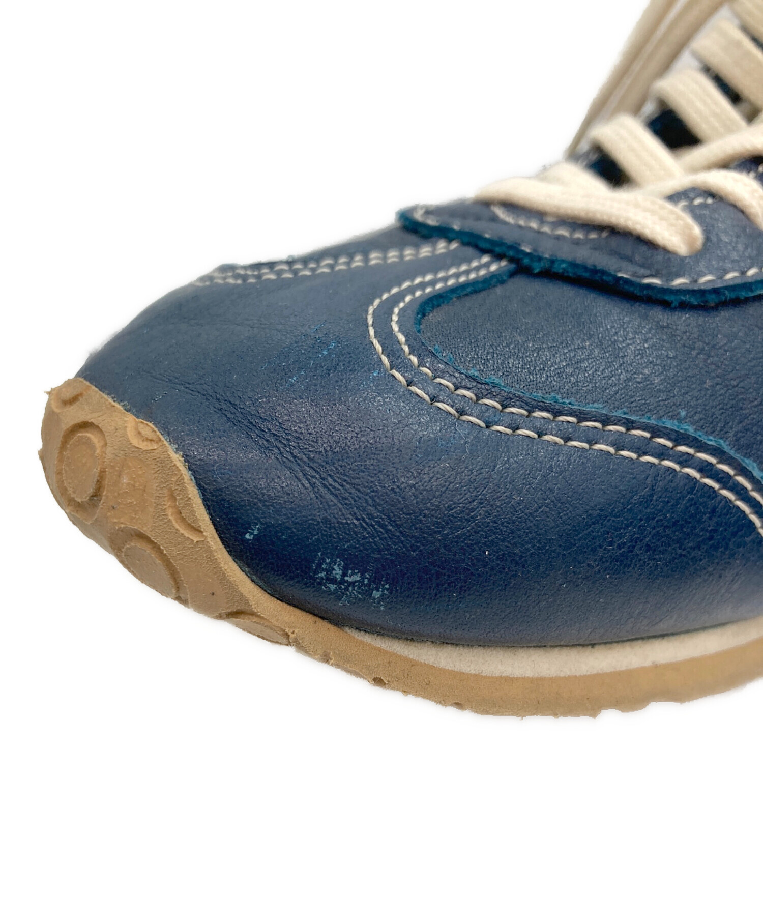 中古・古着通販】PATRICK (パトリック) レザースニーカー ネイビー