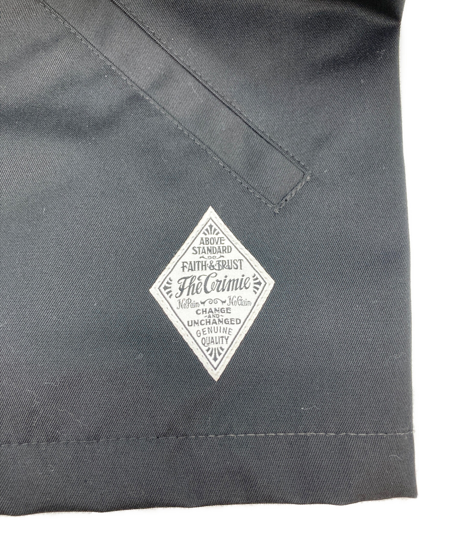 中古・古着通販】CRIMIE (クライミー) 刺繍スイングトップ ブラック