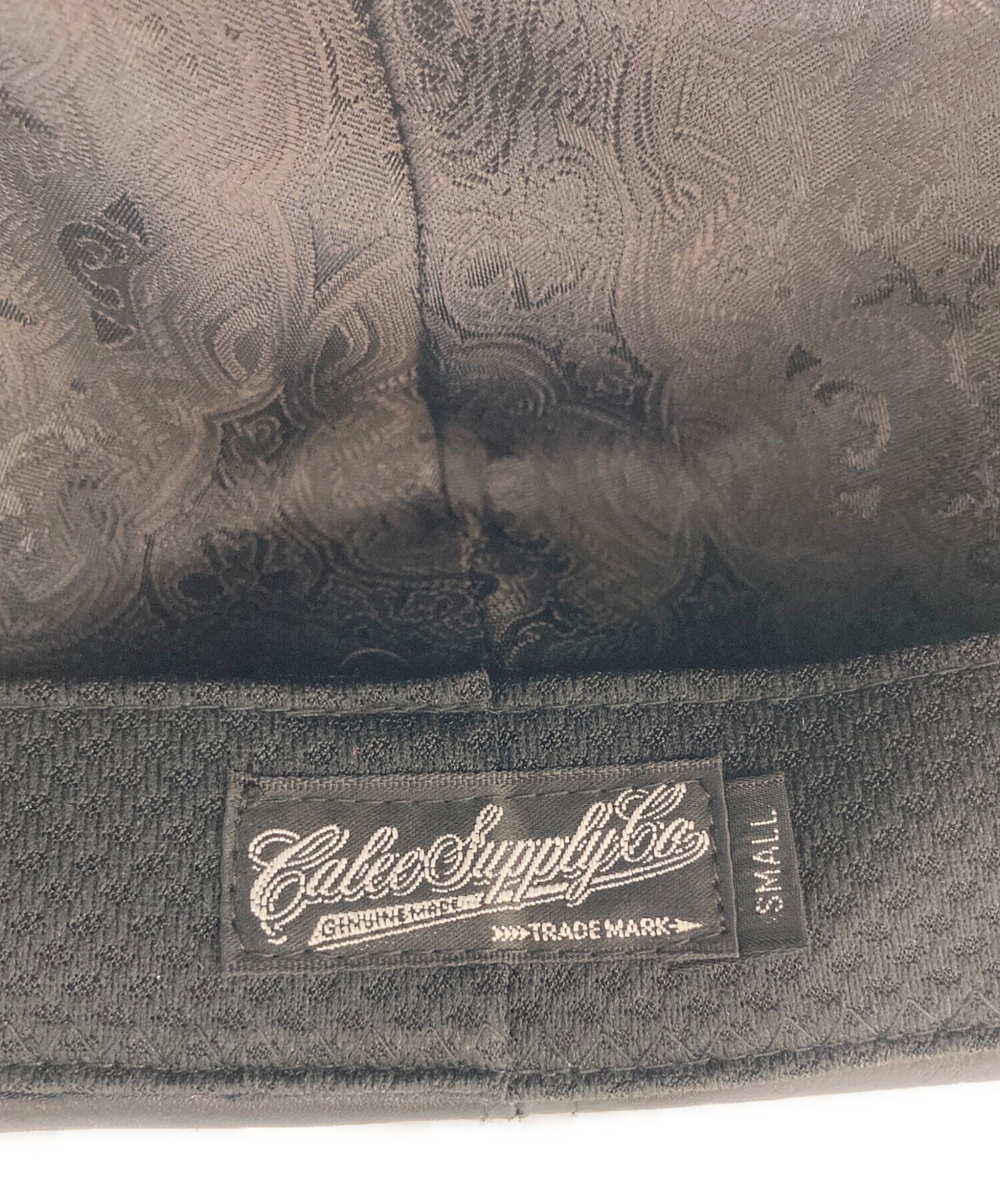 中古・古着通販】CALEE (キャリー) レザーキャスケット ブラック