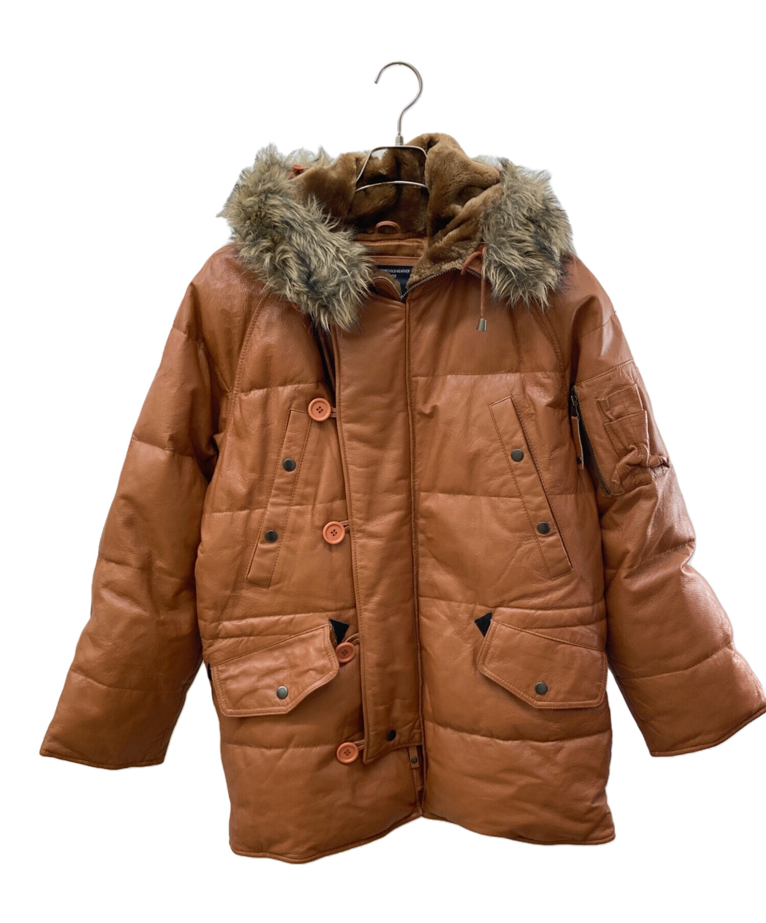 中古・古着通販】FREEDOM (フリーダム) レザーダウンジャケット