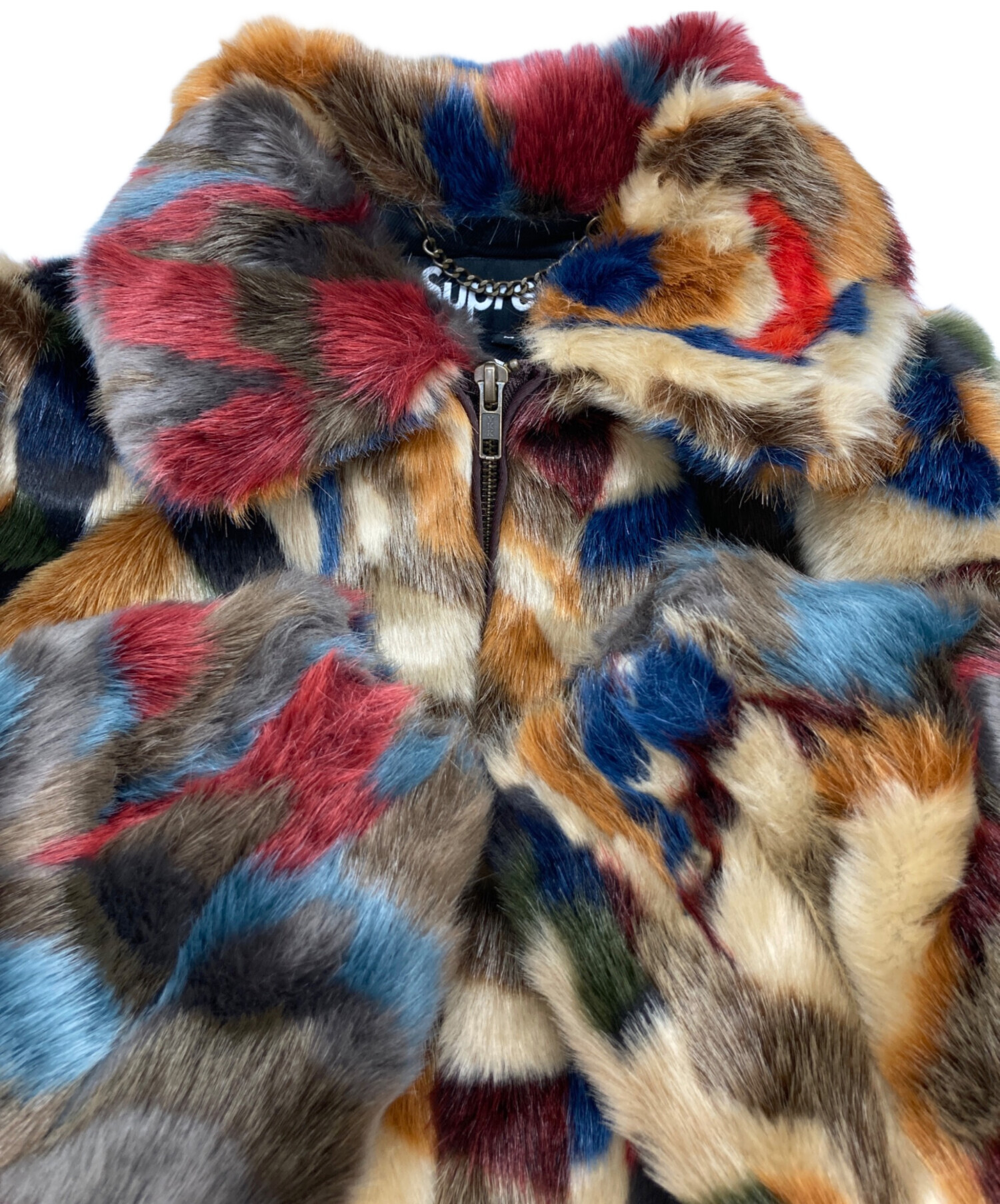 中古・古着通販】SUPREME (シュプリーム) Multicolor Faux Fur Bomber 