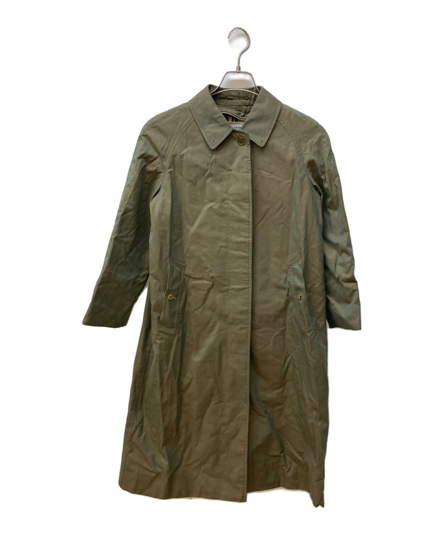 バーバリー] トレンチコート 玉虫 トレンチ21 C100 一枚袖 玉虫色