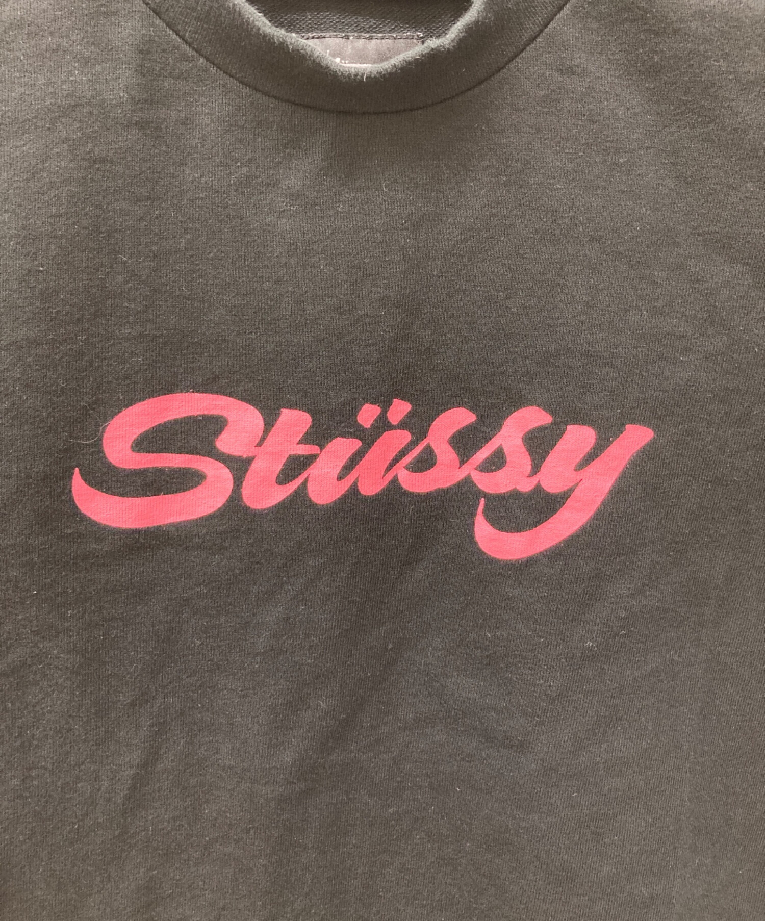 Stussy ロゴプリント Tシャツ 中古・古着通販】stussy (ステューシー) ロゴプリントTシャツ ブラック
