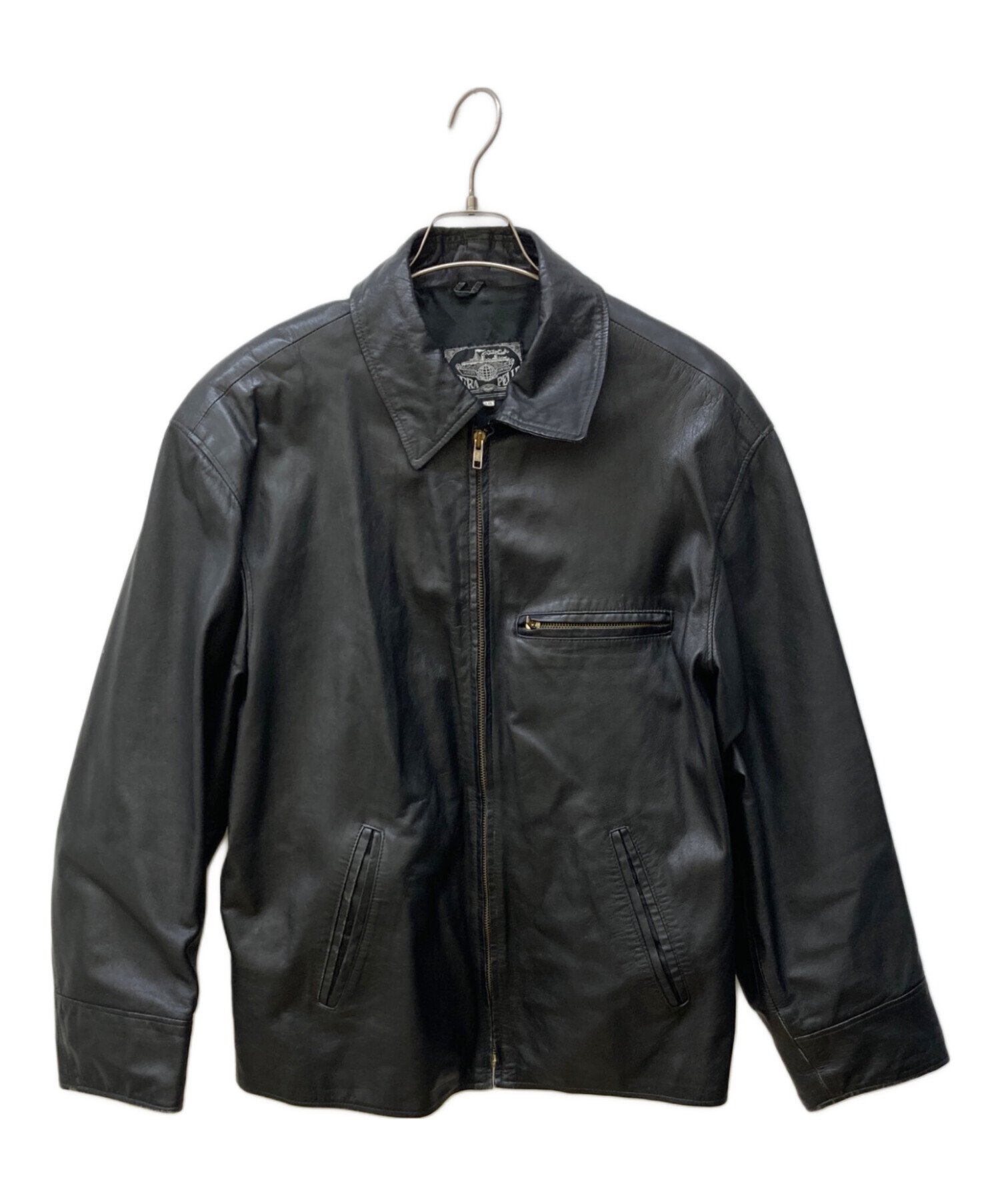 VERA PELLE ベラペレ　レザージャケット 中古・古着通販】VERA PELLE (ベラペレ) レザージャケット ブラック